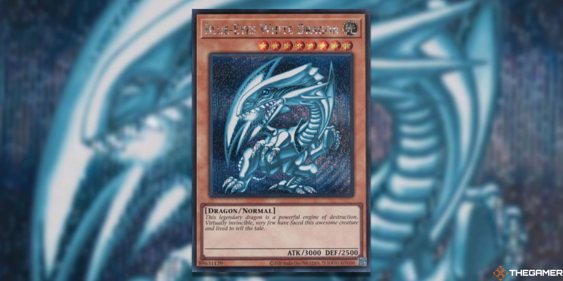 Blue-Eyes White Dragon from the Ultimate Kaiba Set.