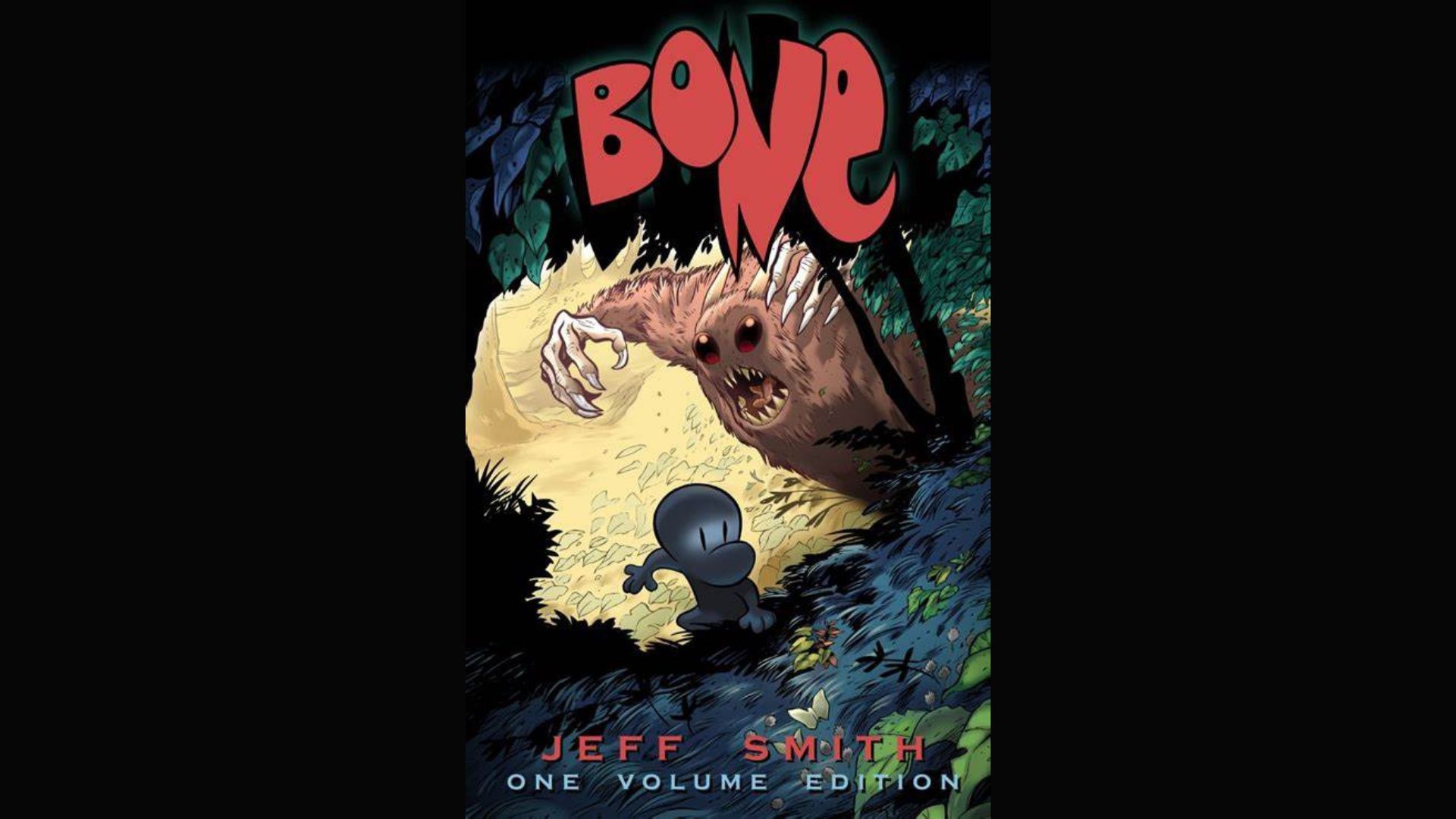 The cover of the Bone One Volume Edition by Jeff Smith.