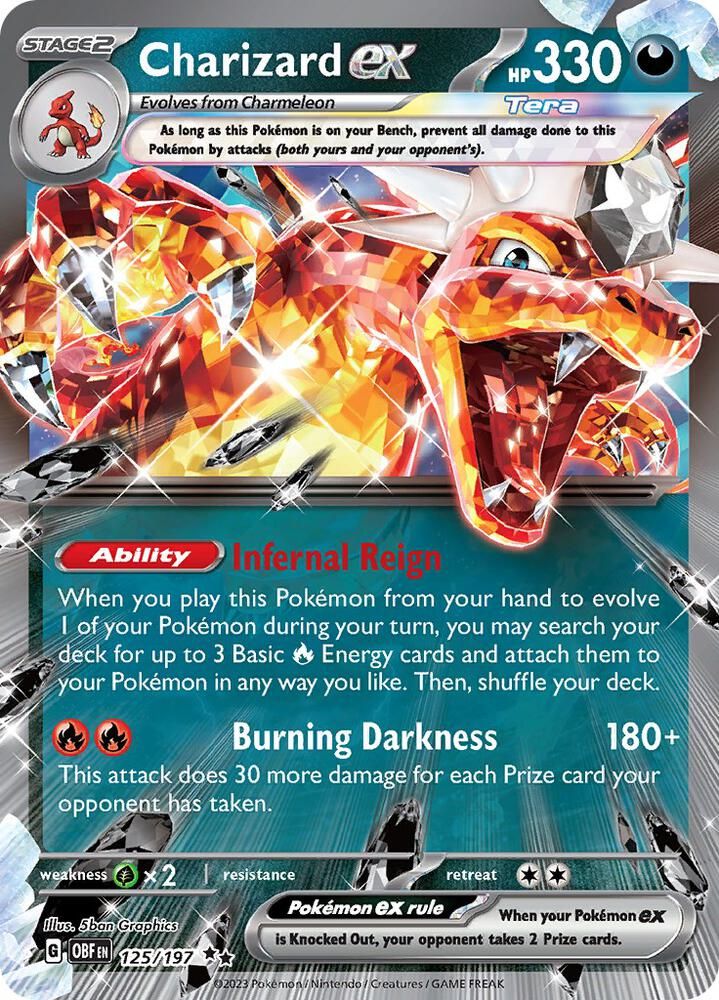 Pokemon - Charizard Ex Card