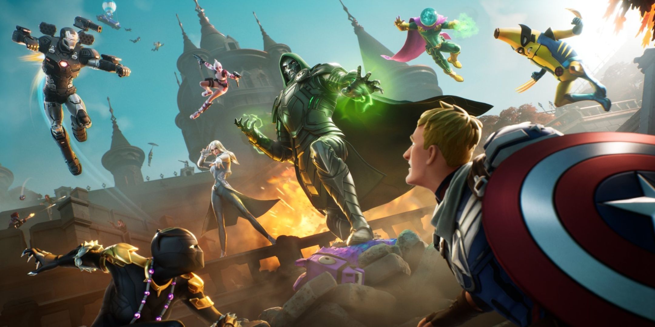 Key art for Fortnite's Absolute Doom season.