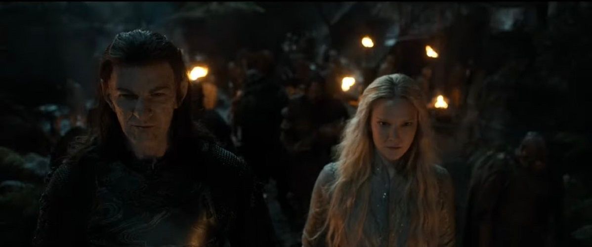 galadriel and adar side by side in the rings of power season 2