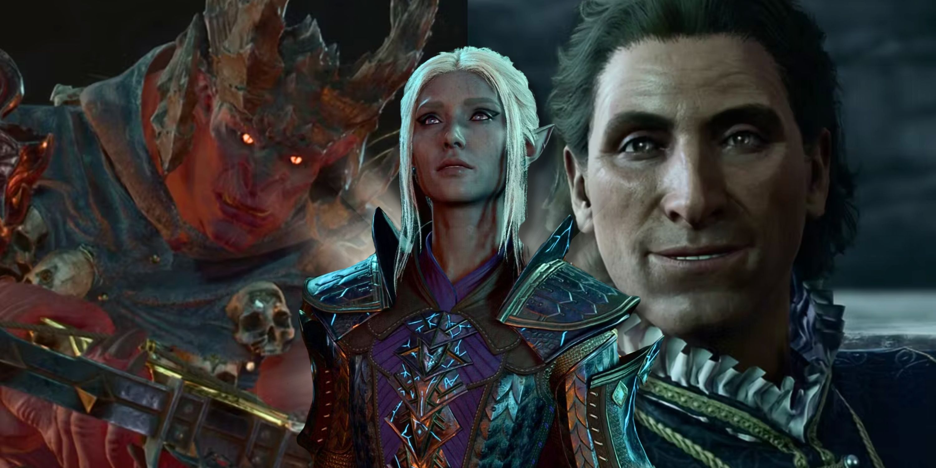 Image featuring Yurgir, Player, and Raphael from Baldur's Gate 3