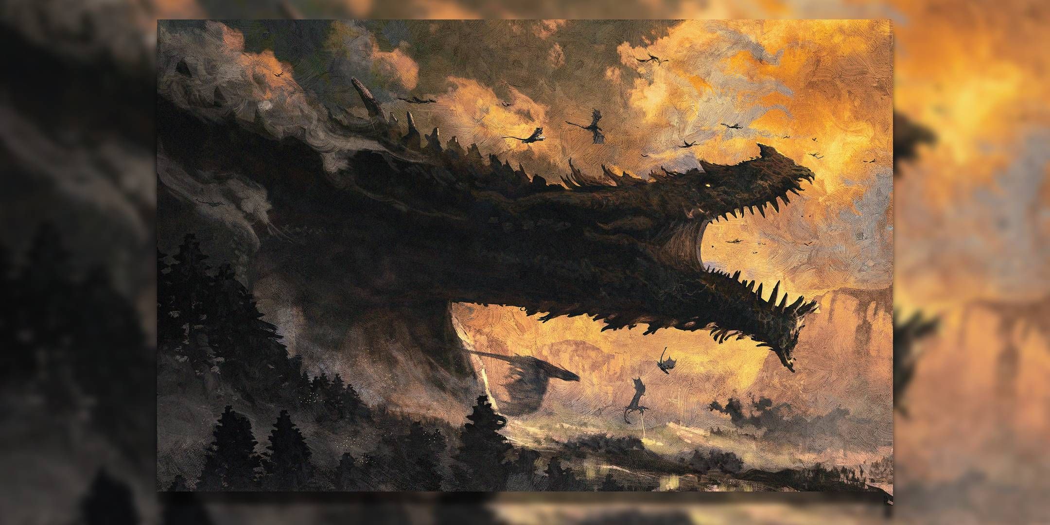 تصویر Ancalagon The Black اثر آناتو فین استارک ارباب حلقه ها