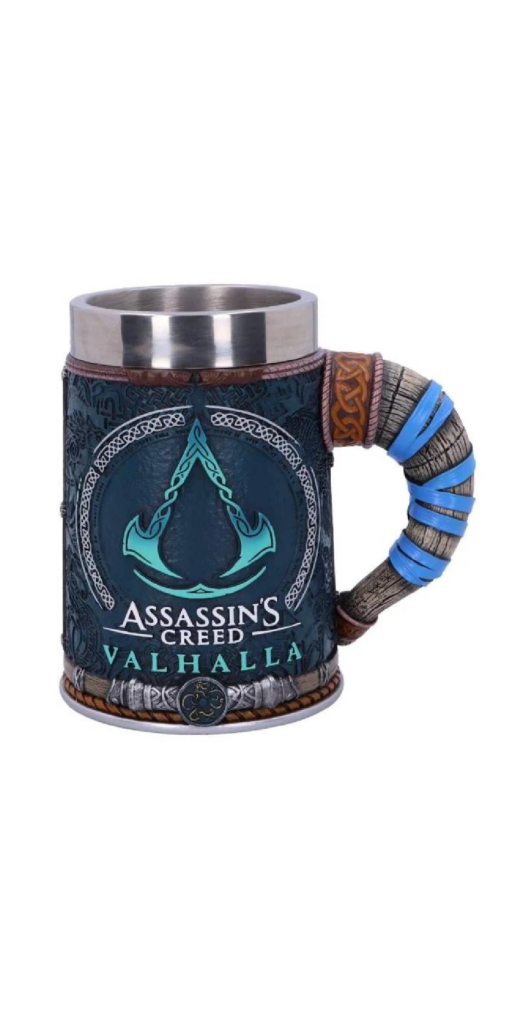 نوشیدنی مانند Eivor با استفاده از این رسمی Assassin's Creed Valhalla Tankard 1 تصویر Assassin's Creed Vahalla Tankard.