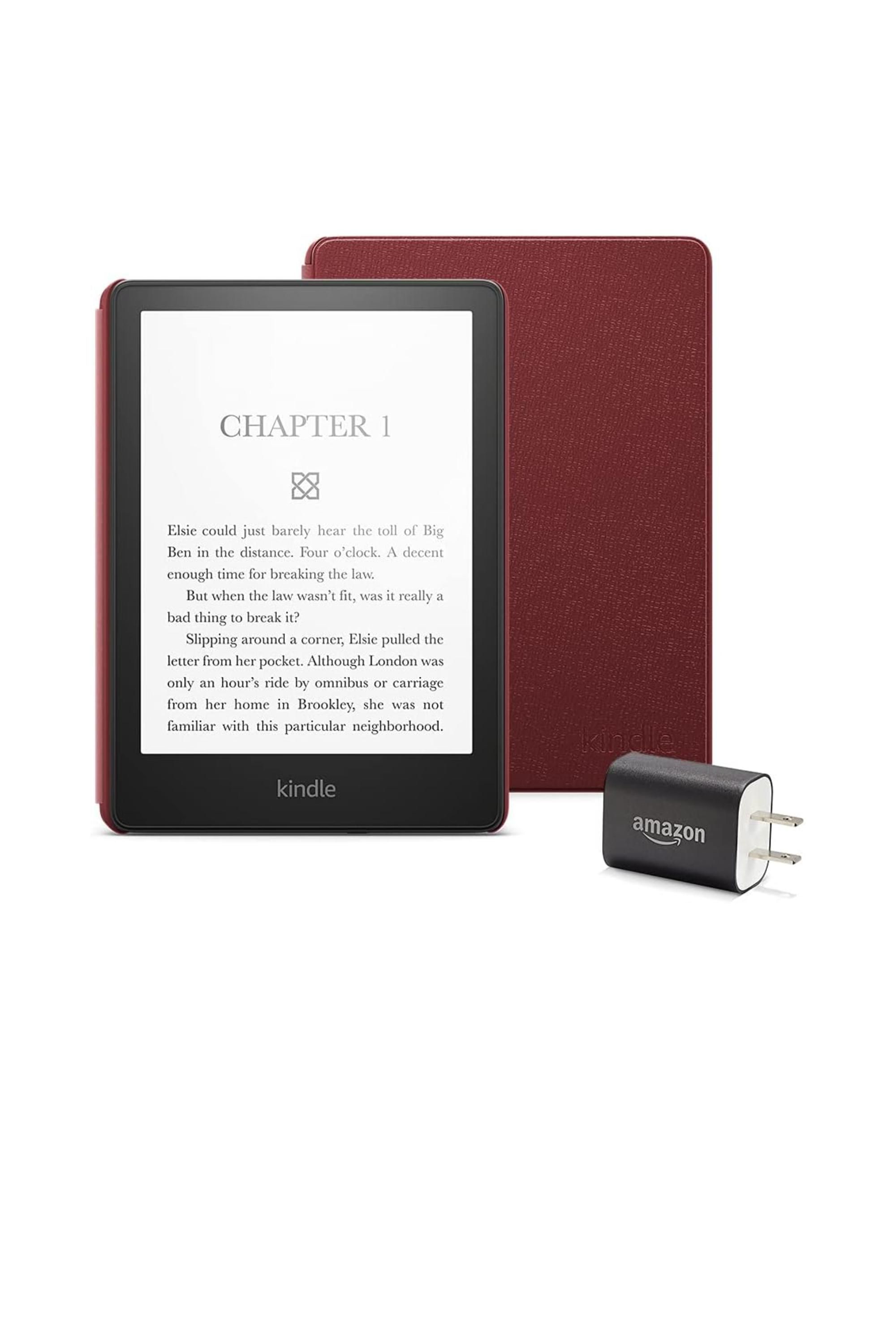 Product image of the Kindle Paperwhite Essentials Bundle