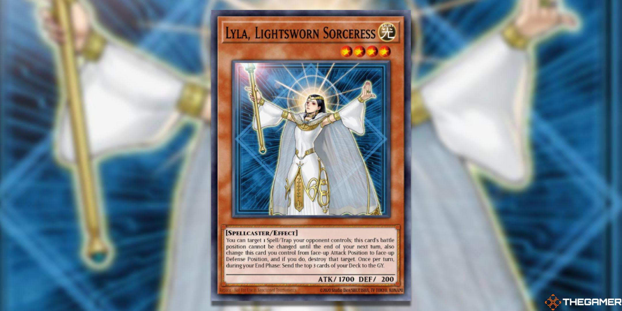 Lyla, Princess of Light, Yu-Gi-Oh! card art.