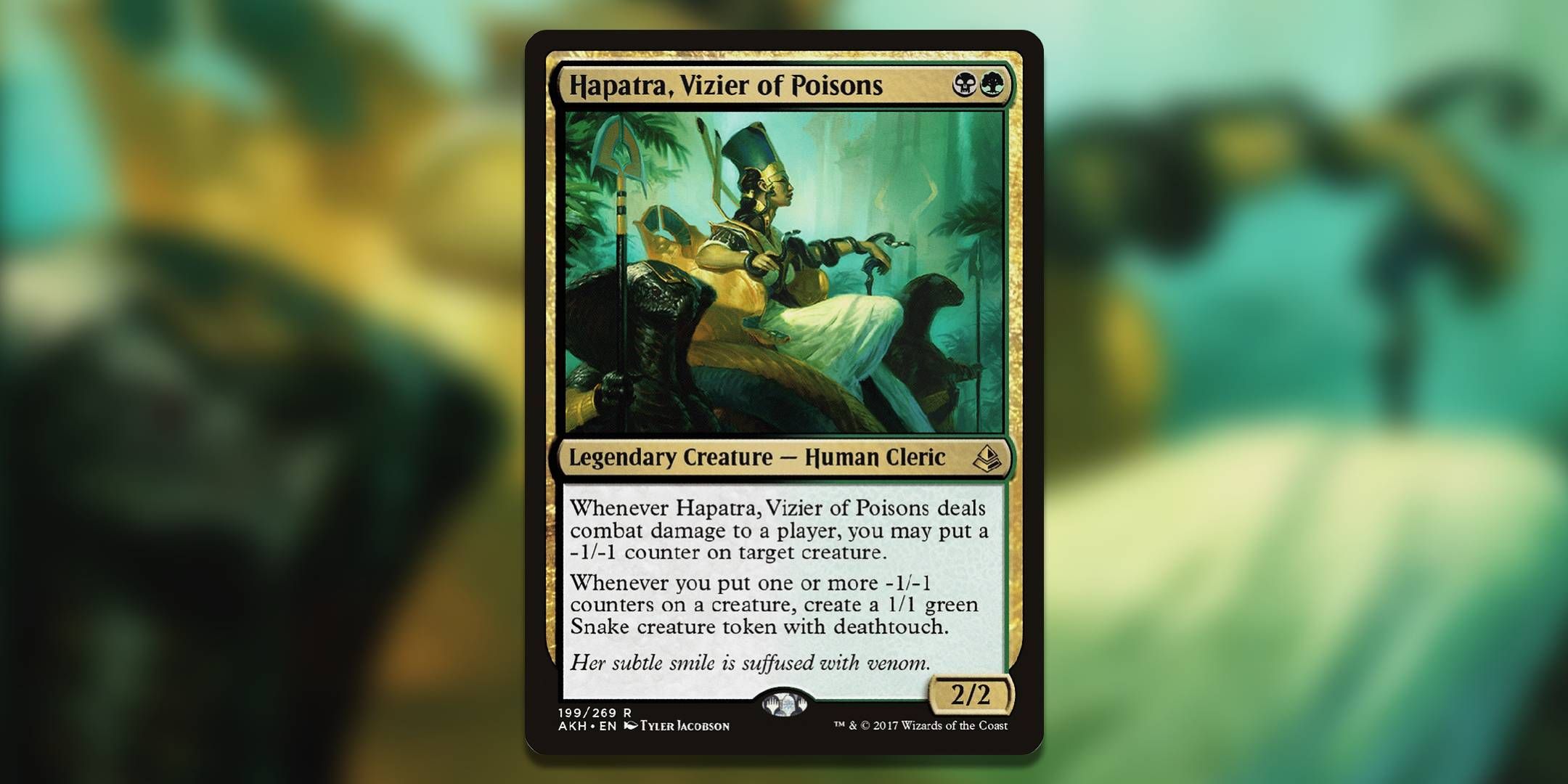 Magic The Gathering Hapatra Vizier of Poisons اثر تایلر جاکوبسون