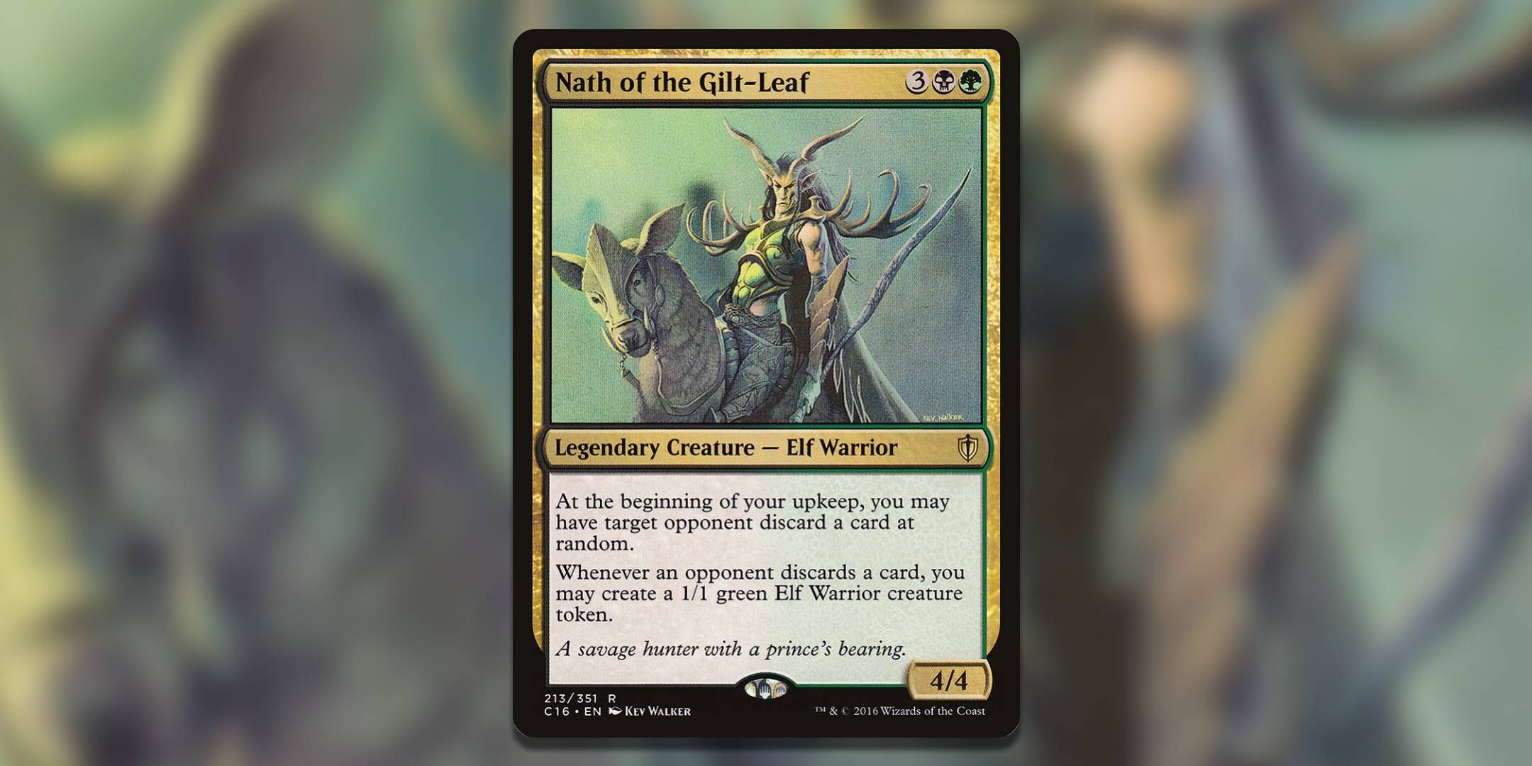 Magic The Gathering Nath of the Gilt Leaf اثر کیو واکر