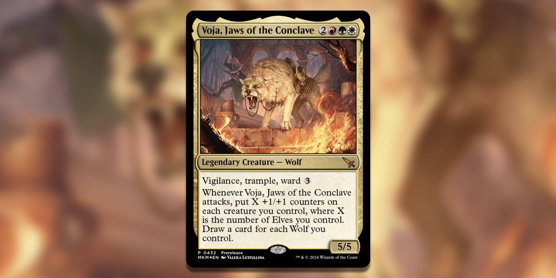 Magic The Gathering Voja Jaws of the Conclave اثر والرا لوتفولینا