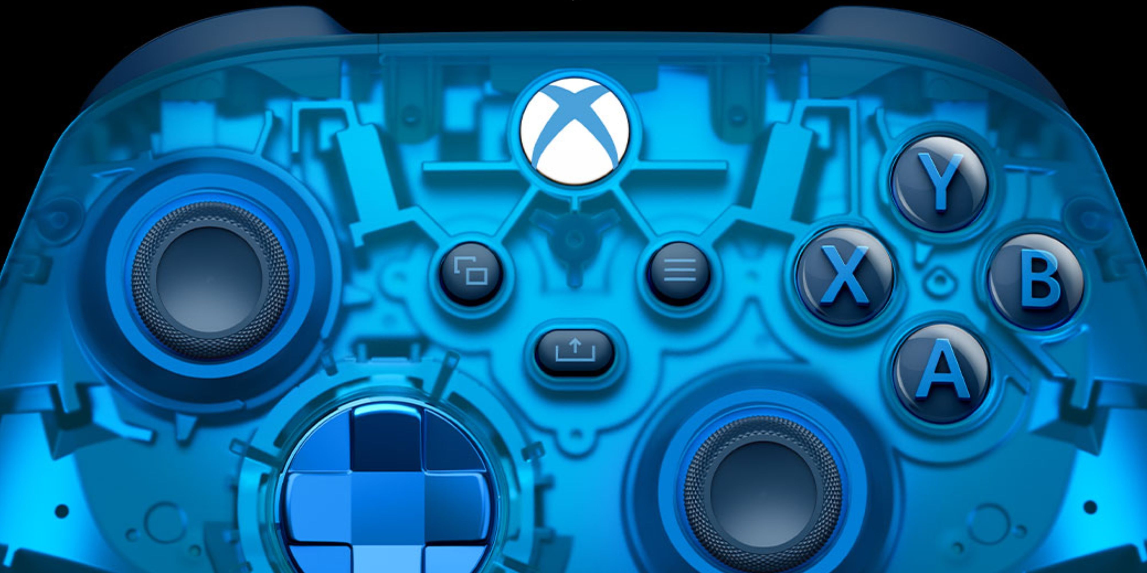 Xbox Series X|S Sky Cipher transparent blue controller