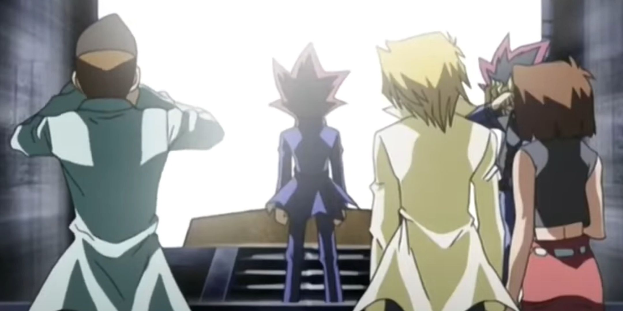 Atem enters the afterlife at the end of the Yu-Gi-Oh! anime.