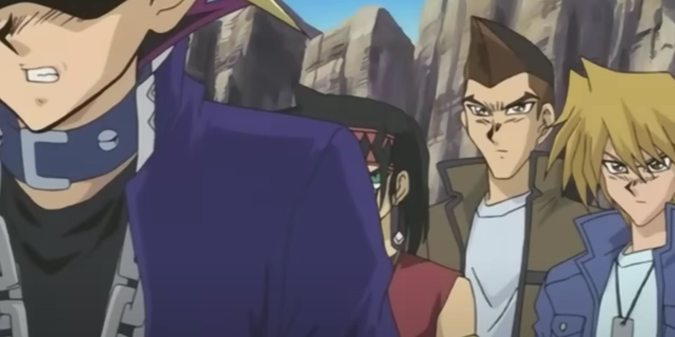 The Pharaoh tells his friends that Yugi is gone. 