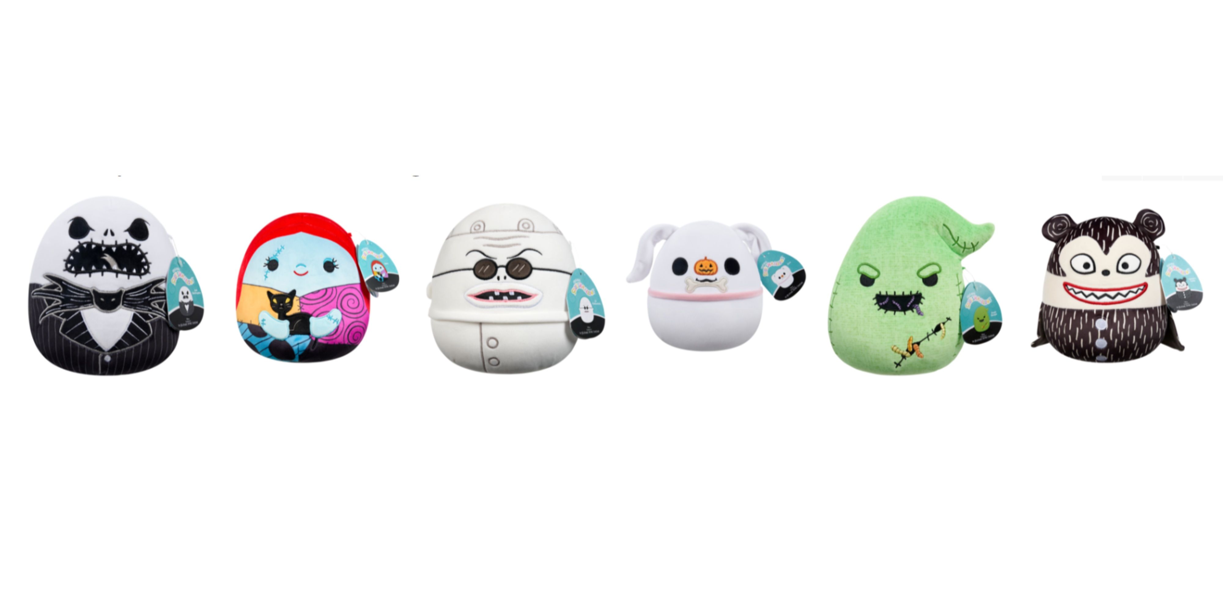 «Кошмар перед Рождеством» получит еще шесть Squishmallows в этот Хэллоуин