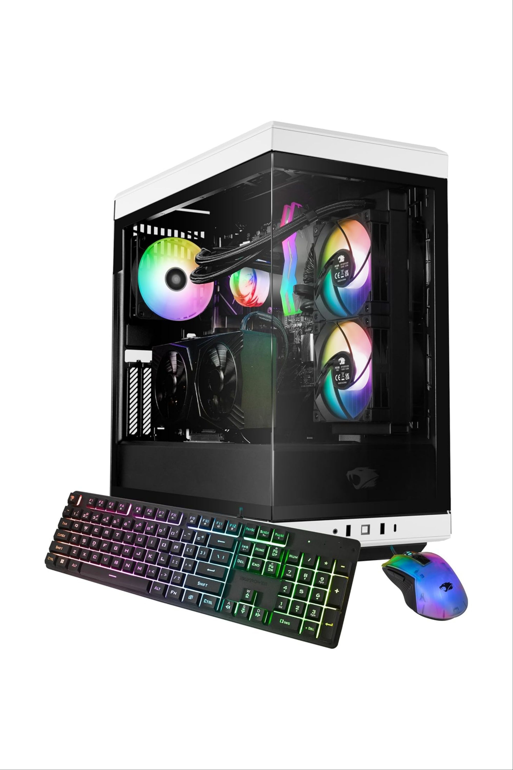 کامپیوتر گیمینگ iBuyPower Y40 با صفحه کلید و ماوس