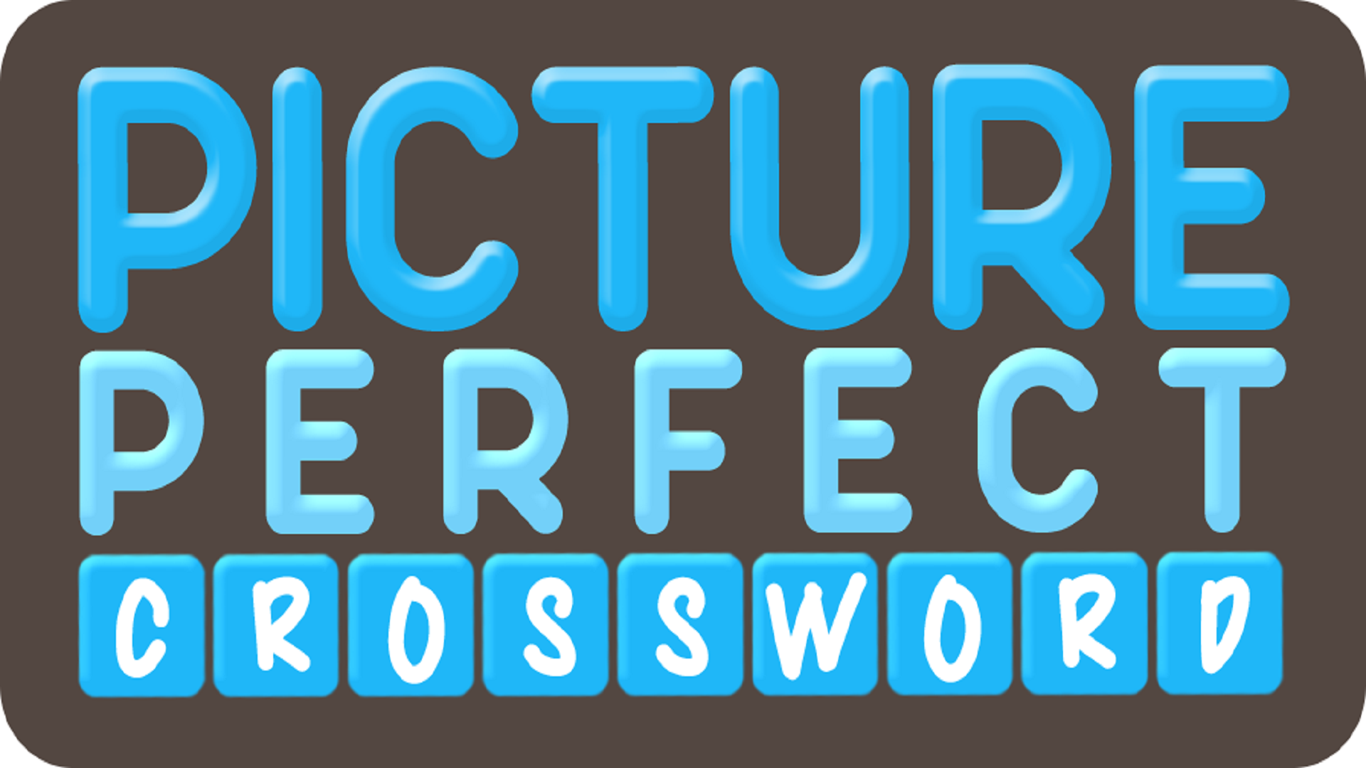 Picture perfect crossword logo