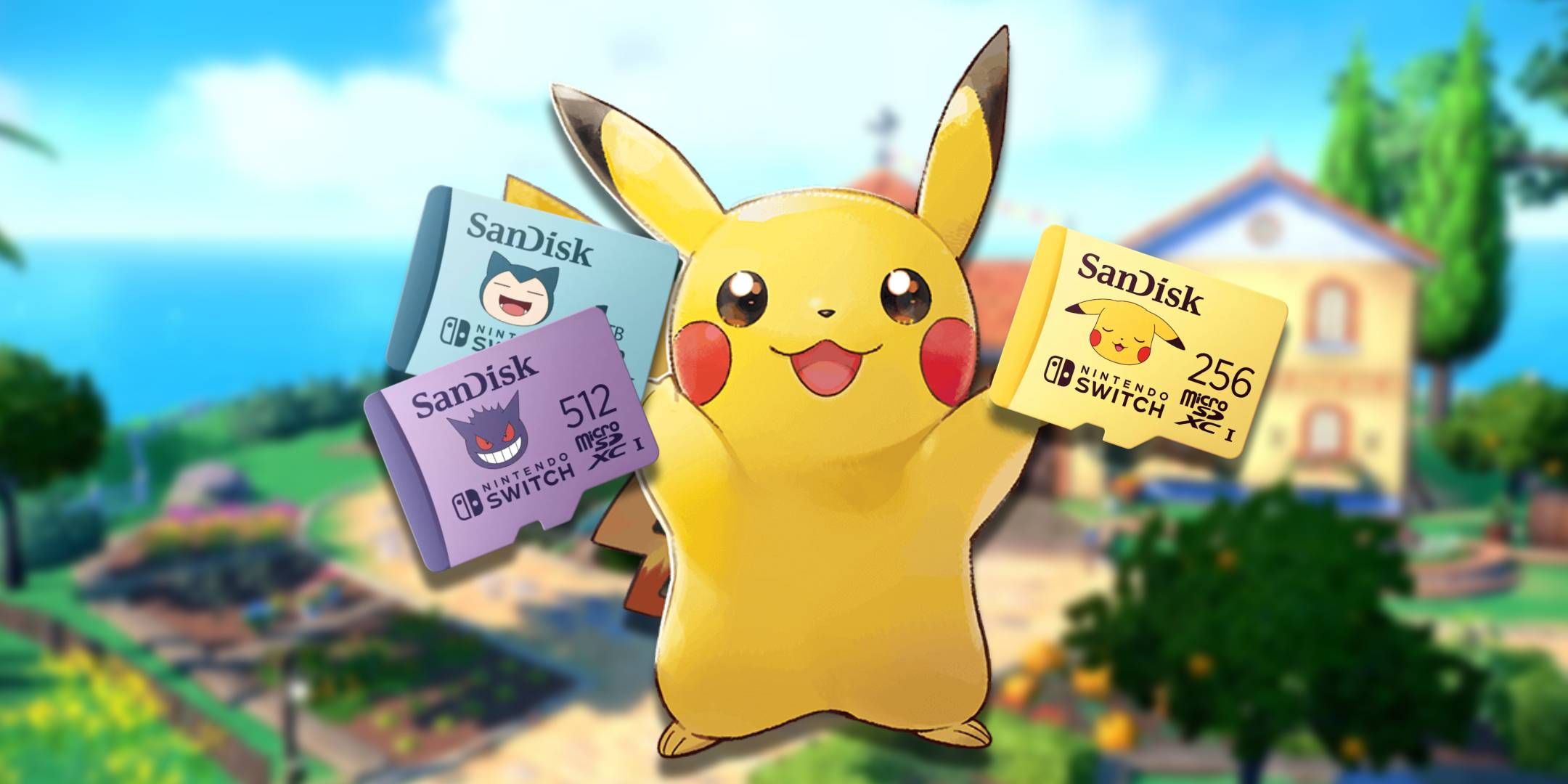 Pokemon has released branded SD cards that are perfect for Nintendo Switch