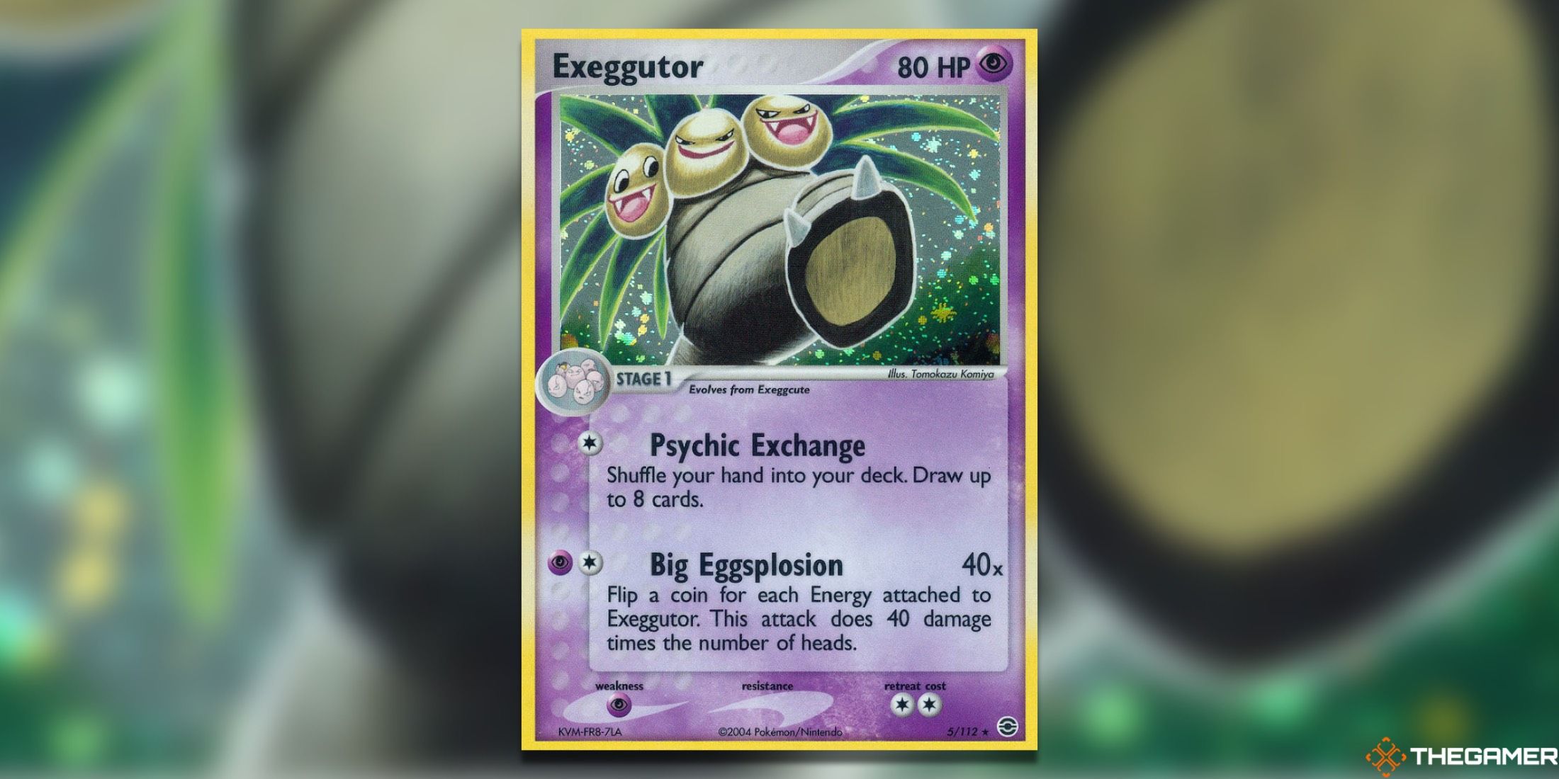 The Exeggutor from FireRed & LeafGreen in the Pokemon Trading Card Game.