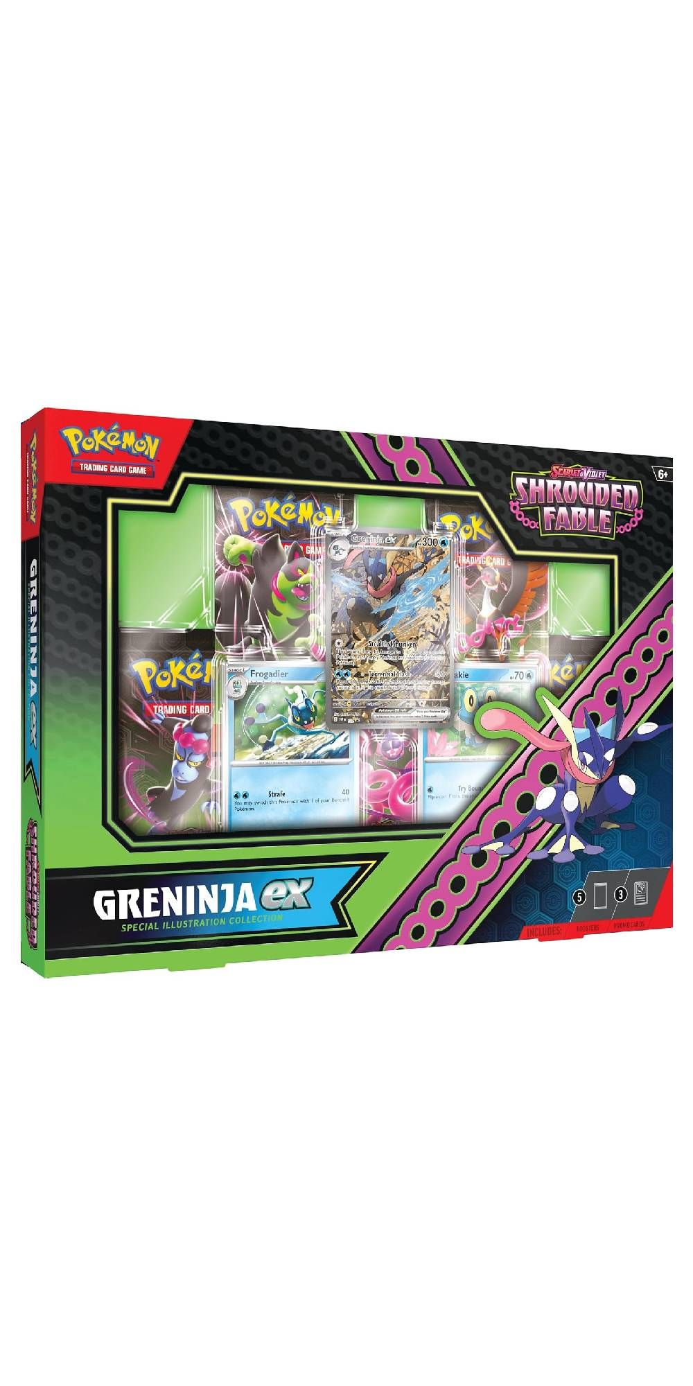 Pokemon Scarlet & Violet Shrouded Fable Greninja ex Special