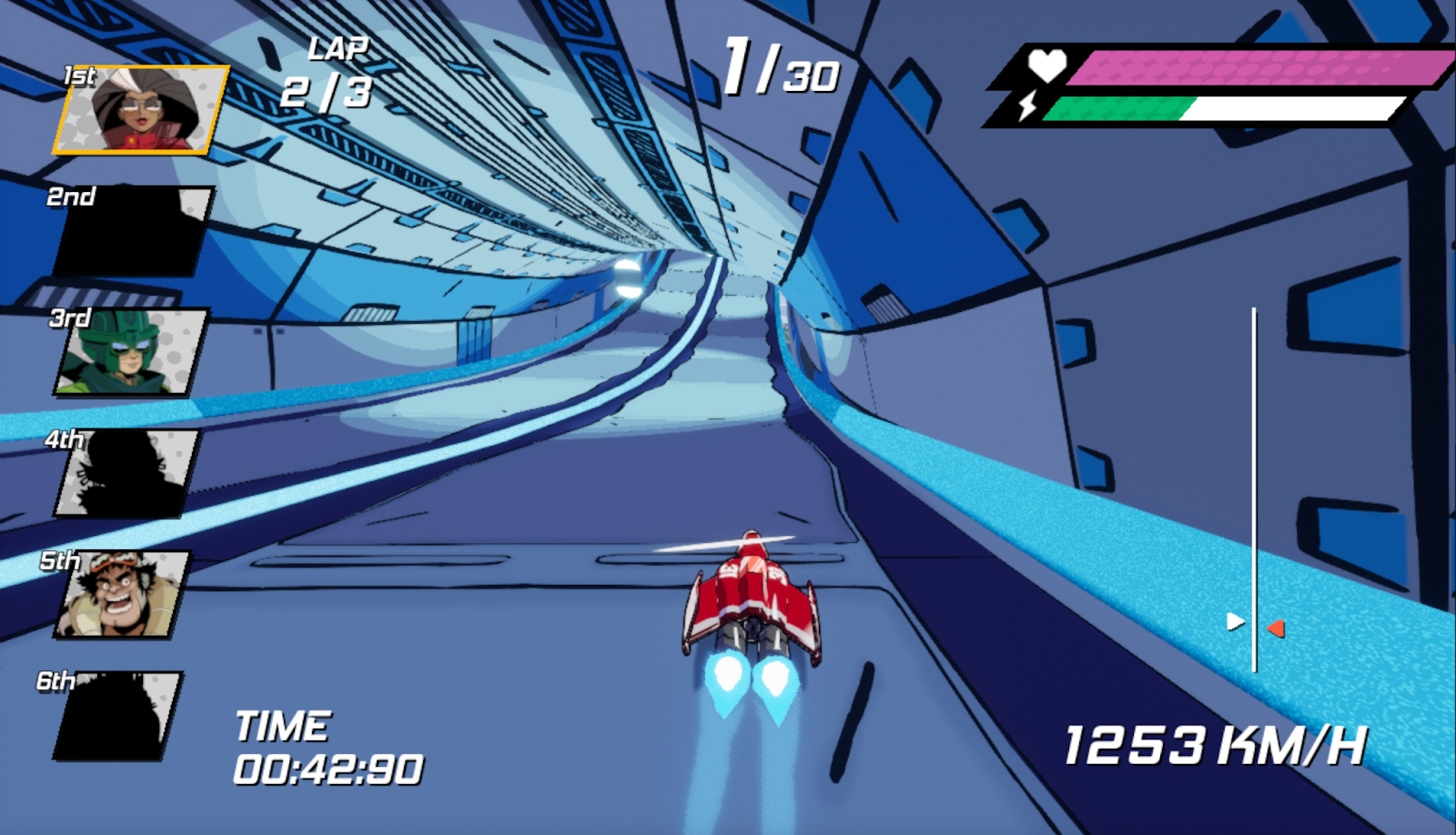 Racing with a red rocket in Aero GPX