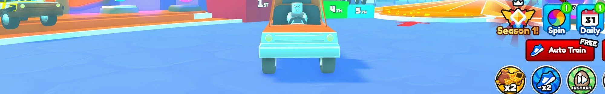 a playe in Car Race Simulator on Roblox