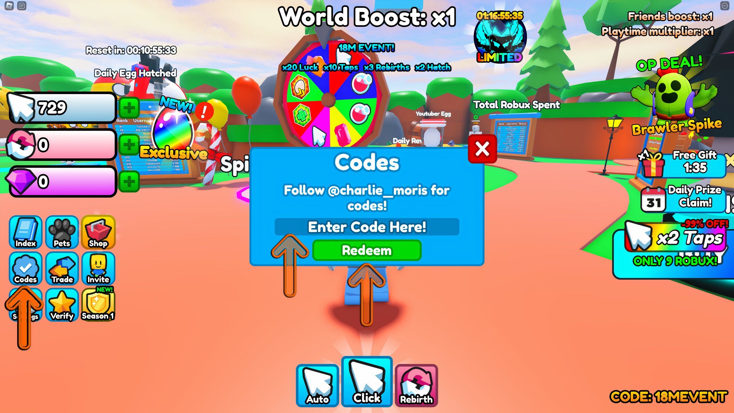 Clicker League Codes - Roblox