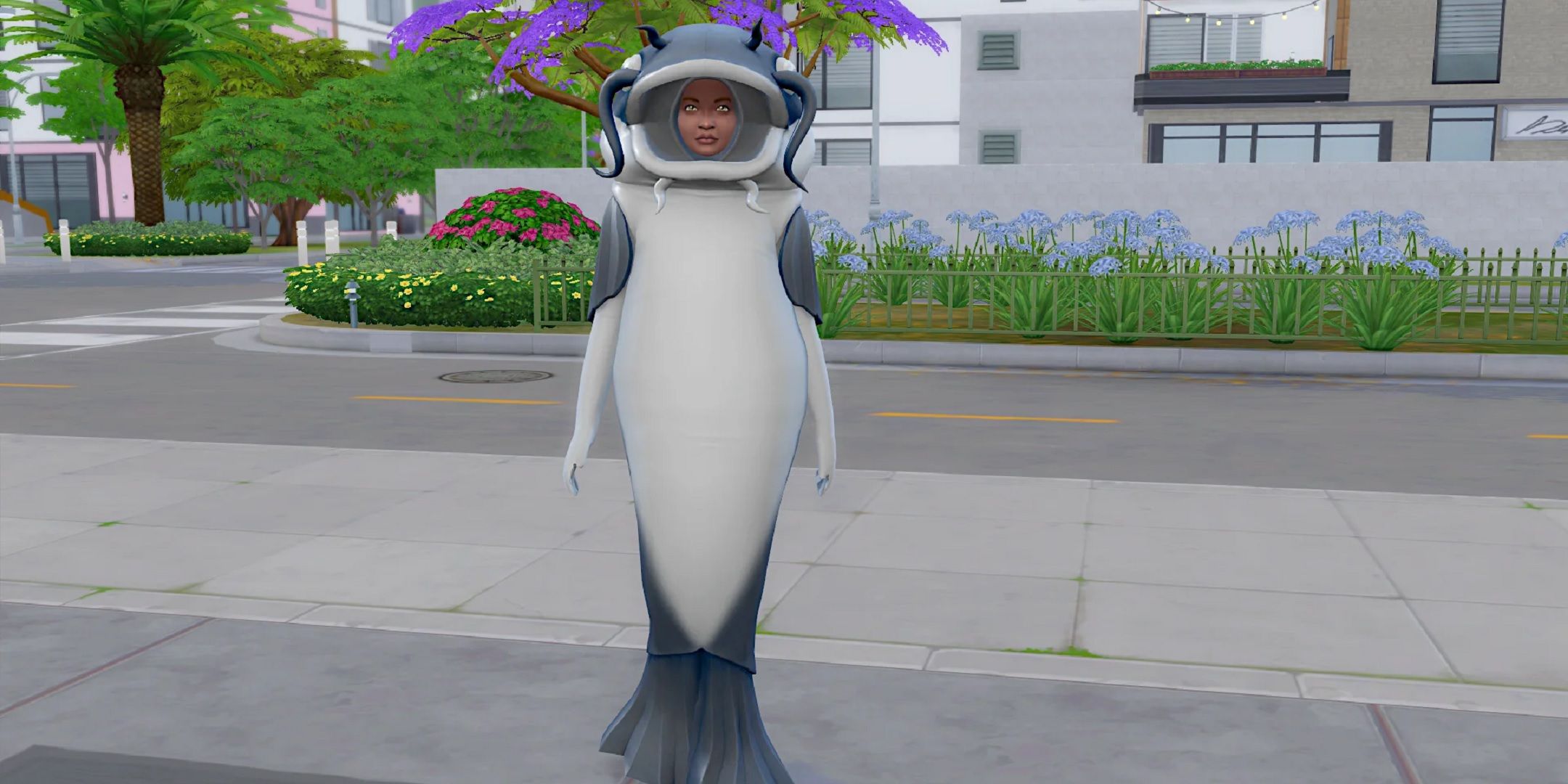 The Catfish outfit in The Sims 4: Lovestruck 