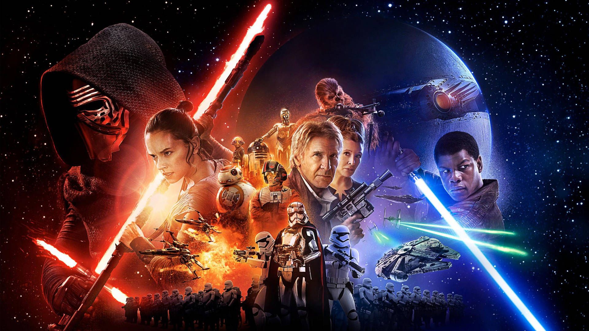 Star Wars Force Awakens Key Art