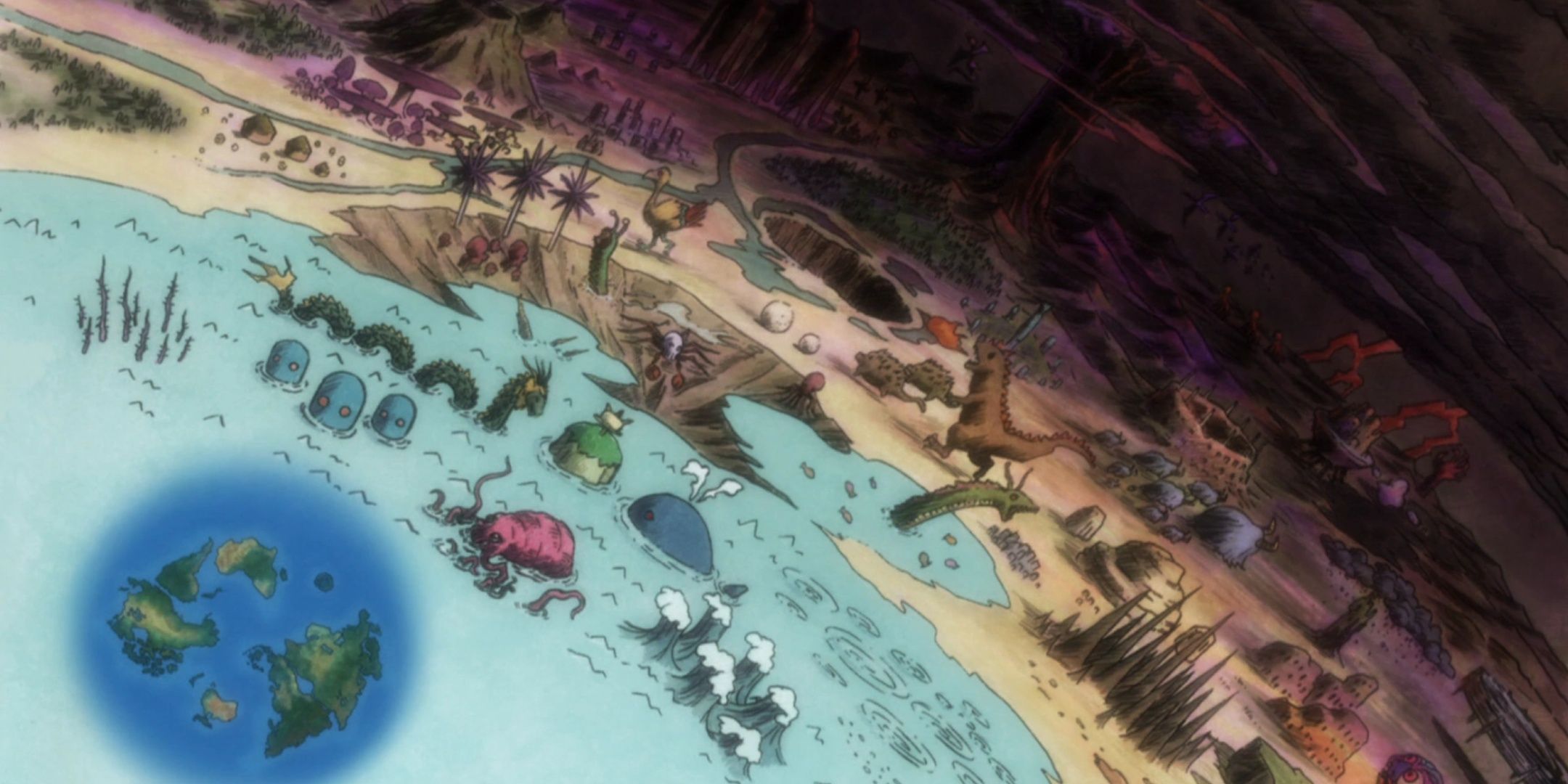 The Dark Continent in Hunter X Hunter.