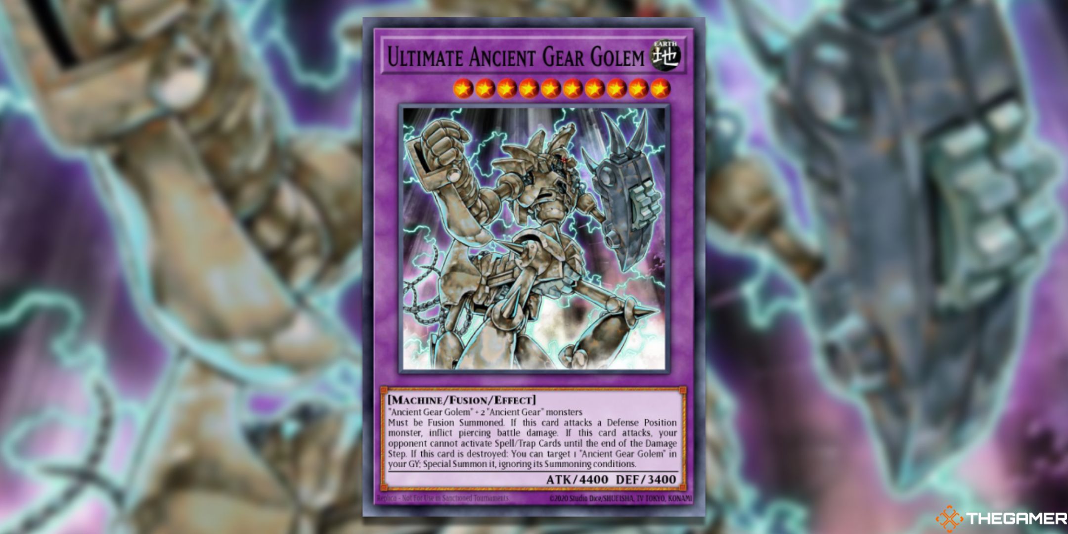 Ultimate Ancient Equipment Golem - Yu-Gi-Oh! Card Art.