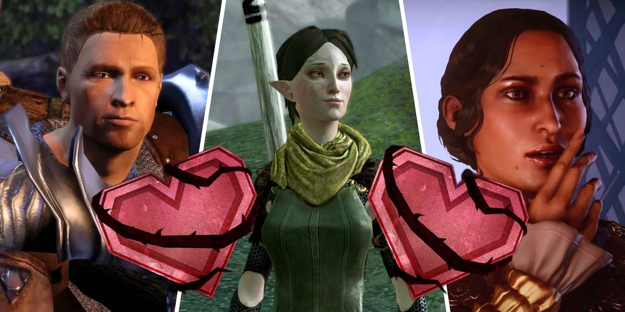 Las opciones románticas más sanas de Dragon Age