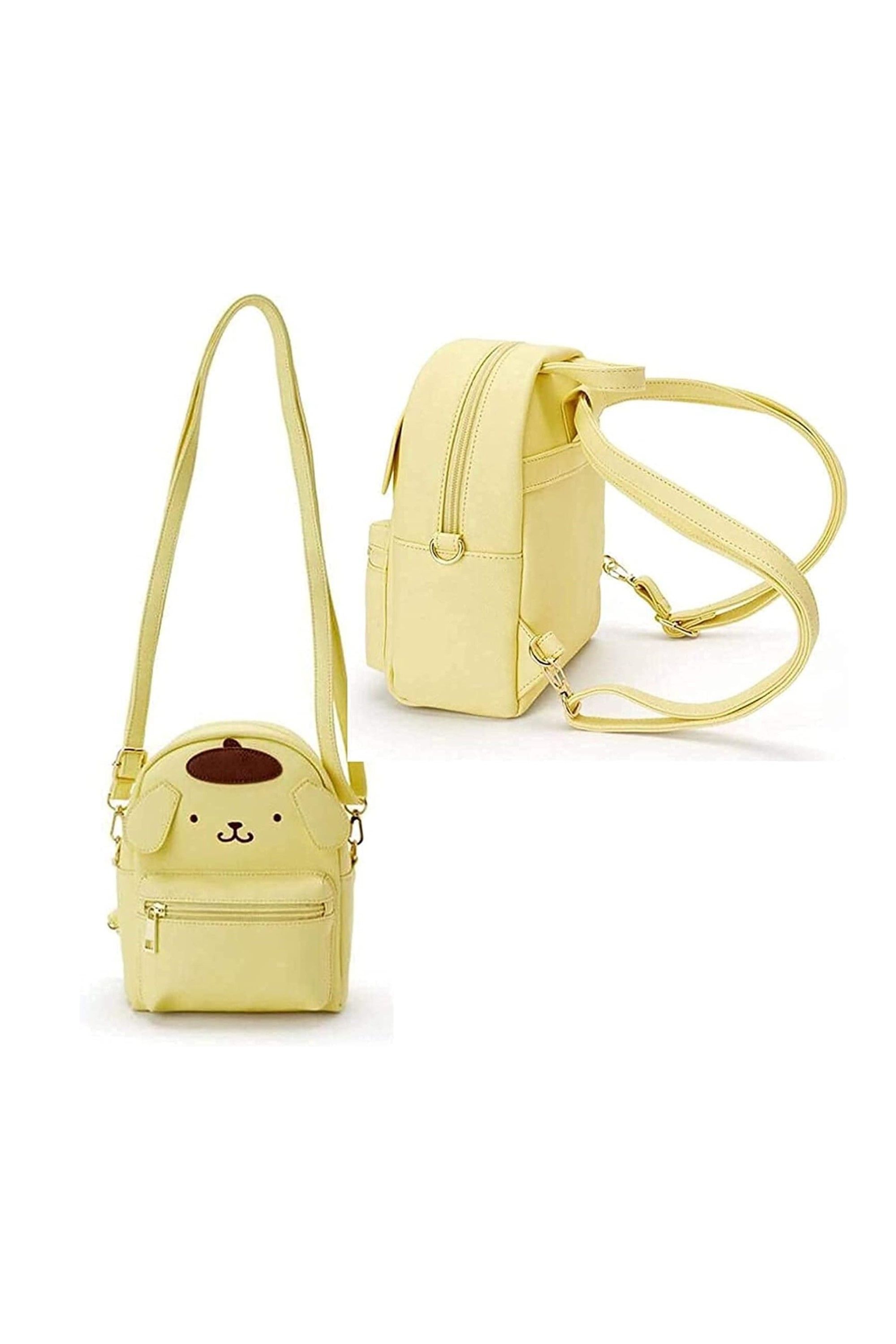 بهترین کوله پشتی پمپورین 4 ALORVE Pompompurin Shoulder + کیف دستی