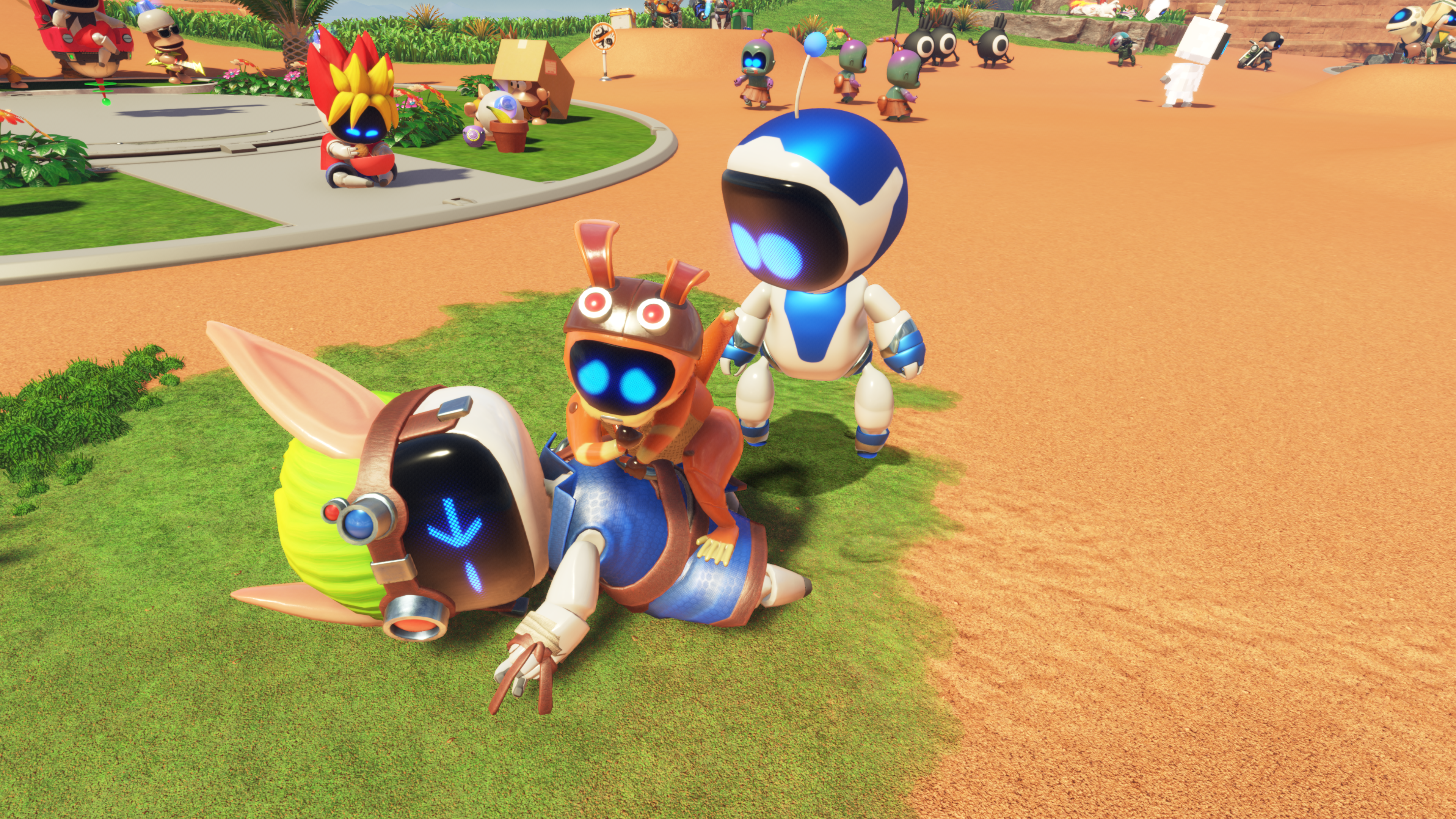 Astro Bot Crash Site pic Daxter reviving Jak