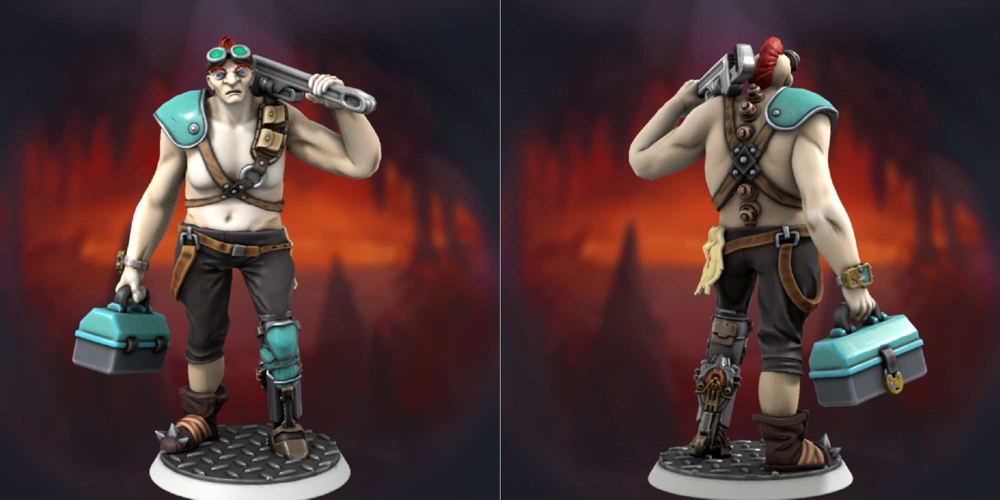 HeroForge Kitbashing troll mechanic