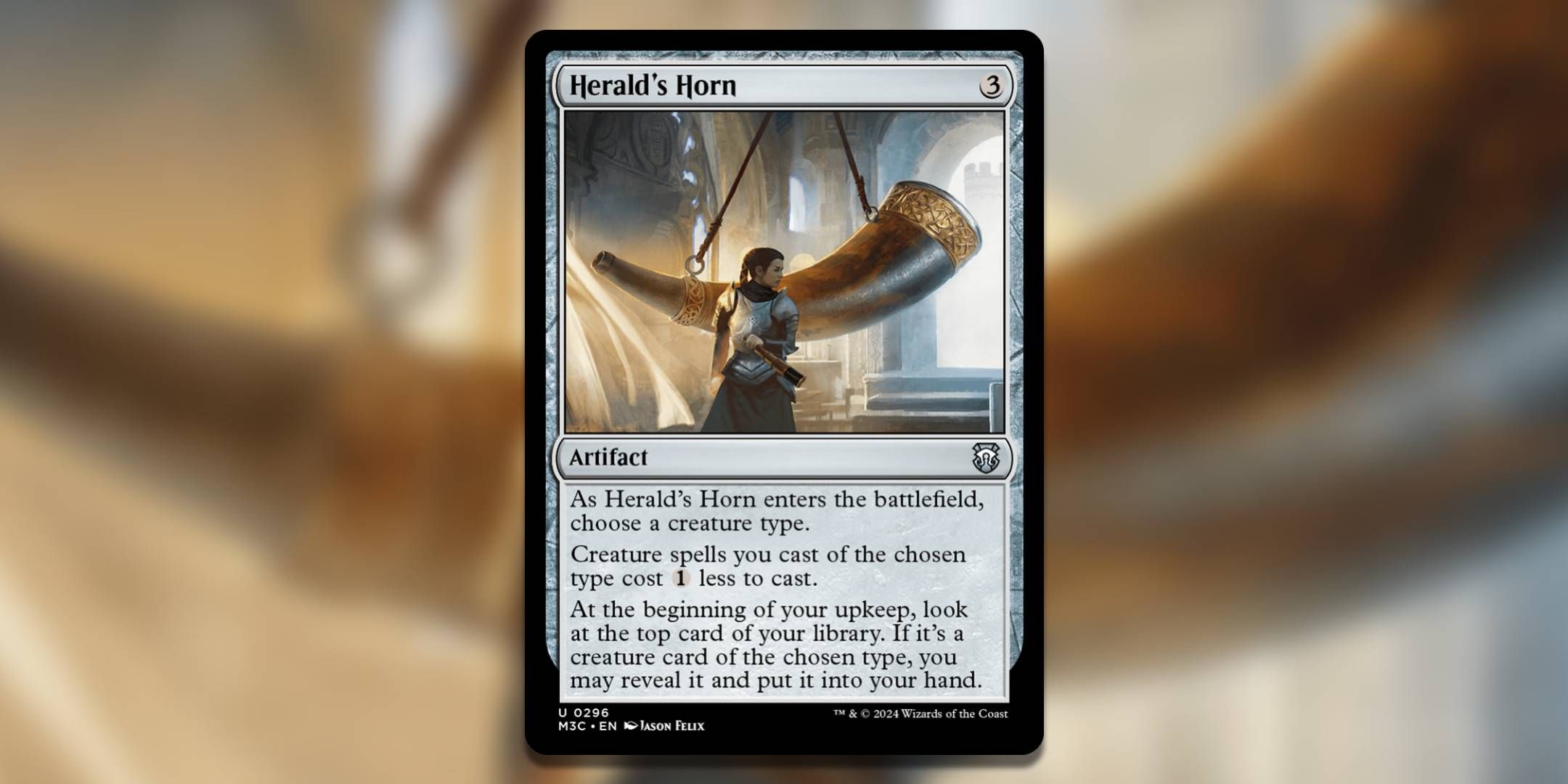 Magic Image Jason Felix Collection Card Horn.