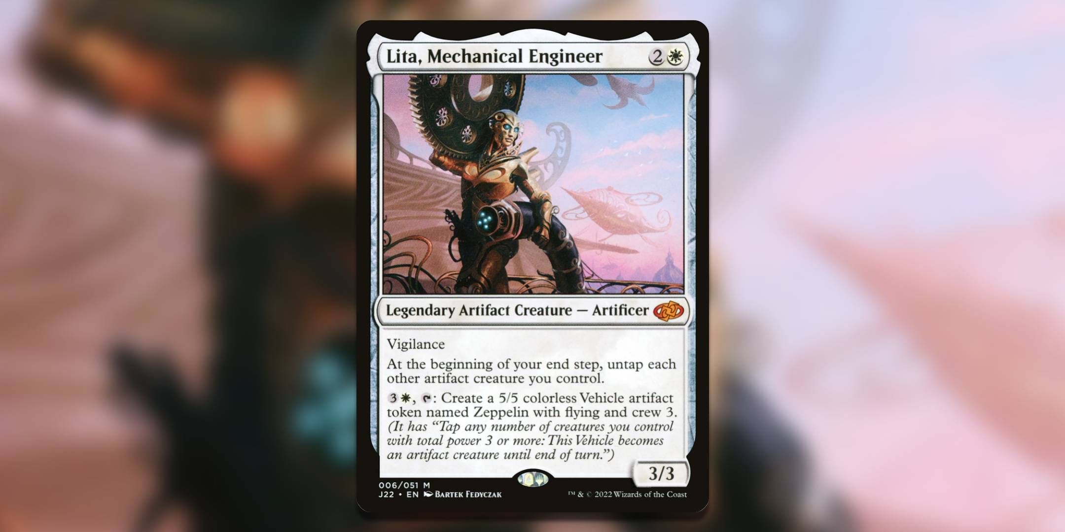 Image of the Magic the Gathering card Lita Mechanical Engineer by Bartek Fedyczak.