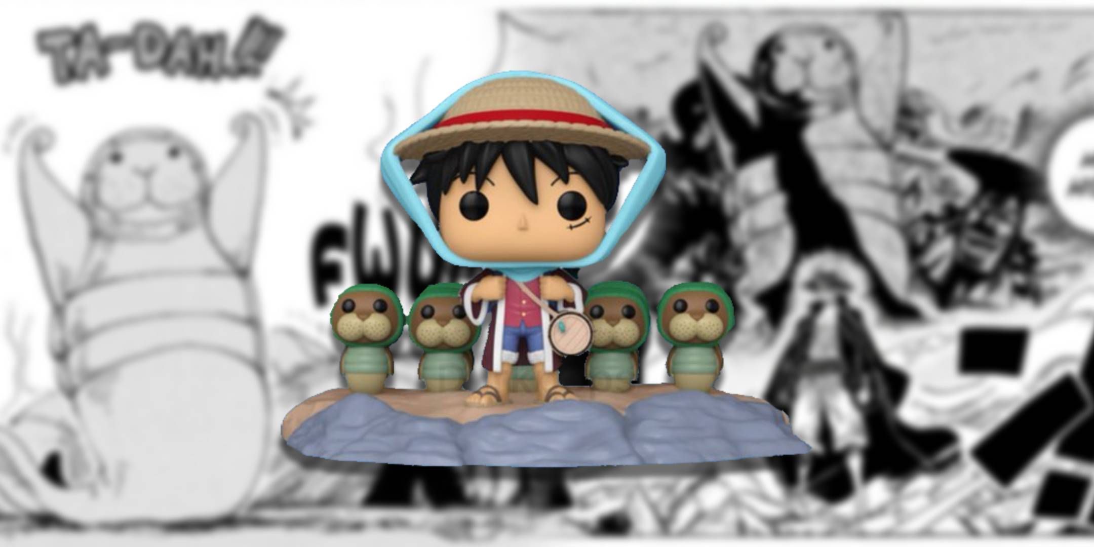 Последняя версия One Piece Deluxe Funko Pop включает Луффи в окружении дюгоней кунг-фу