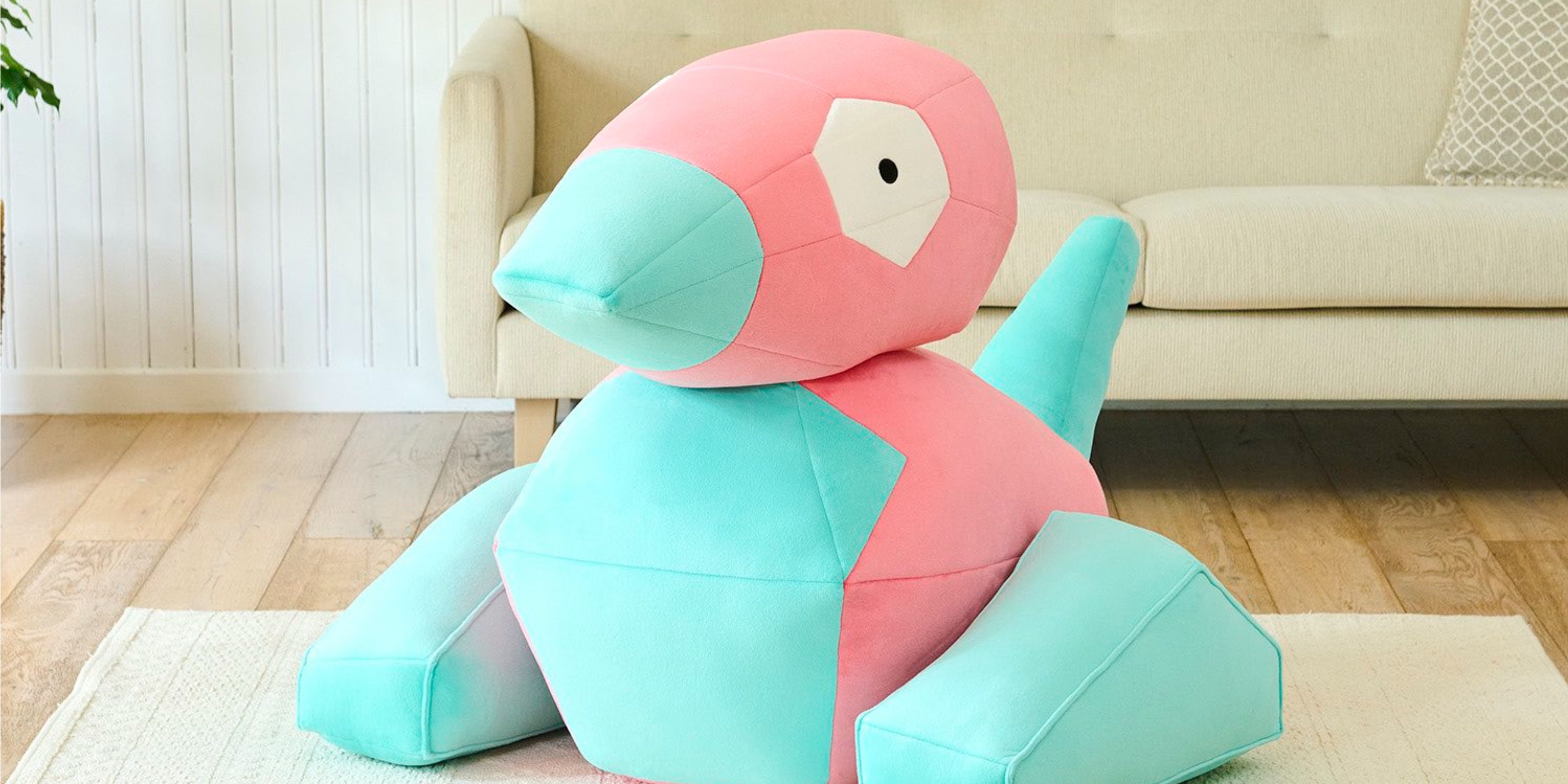 Pokemon Has Revealed A Life Size Porygon Plush