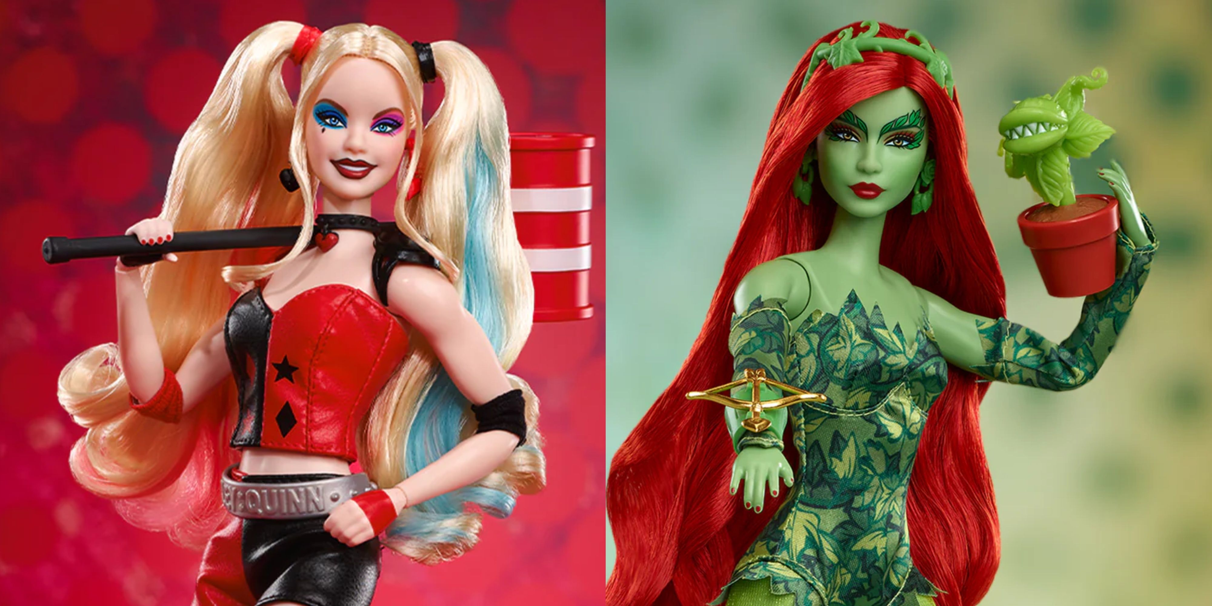 harley quinn and poison ivy barbies