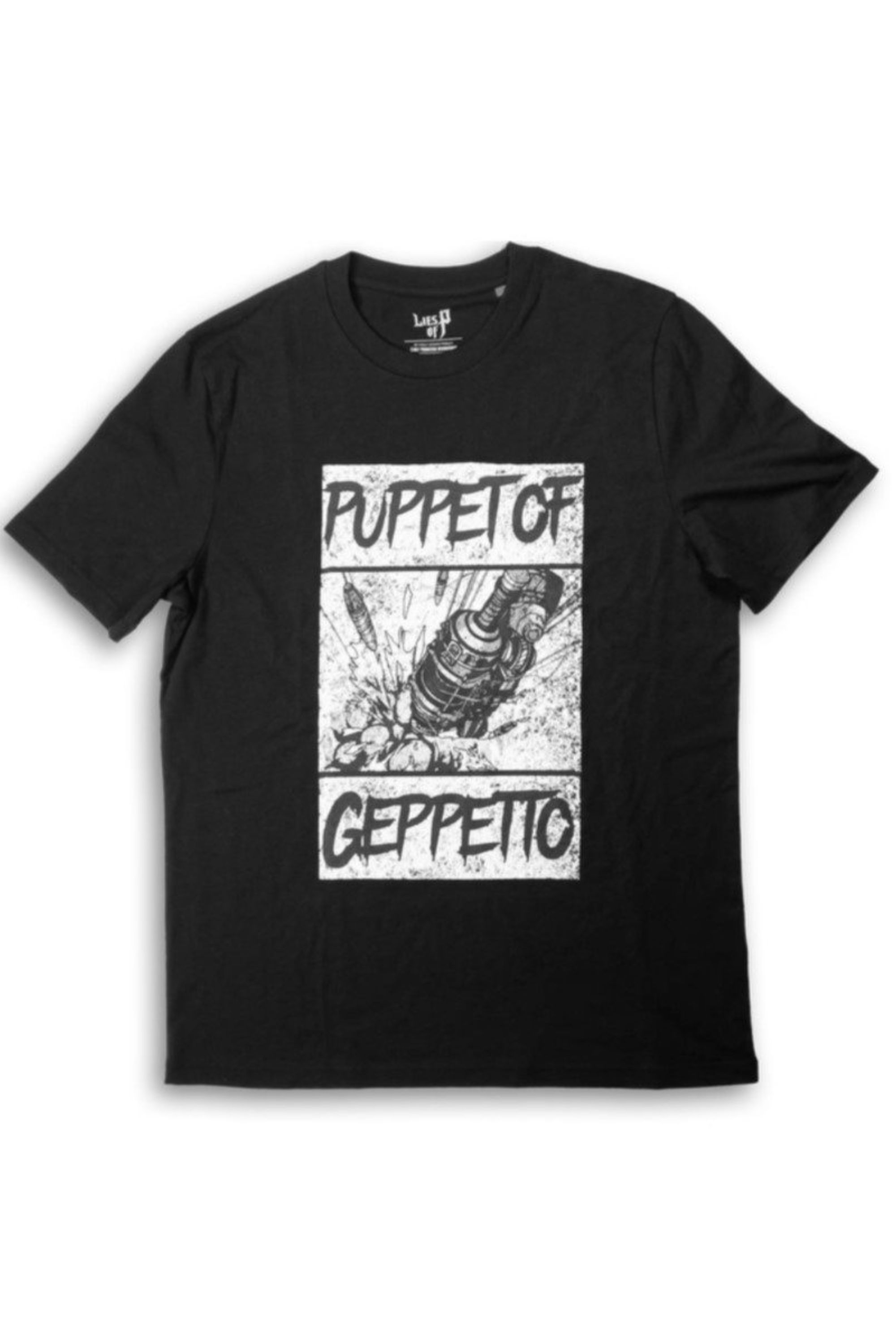Lies of p puppet of geppetto tshirt