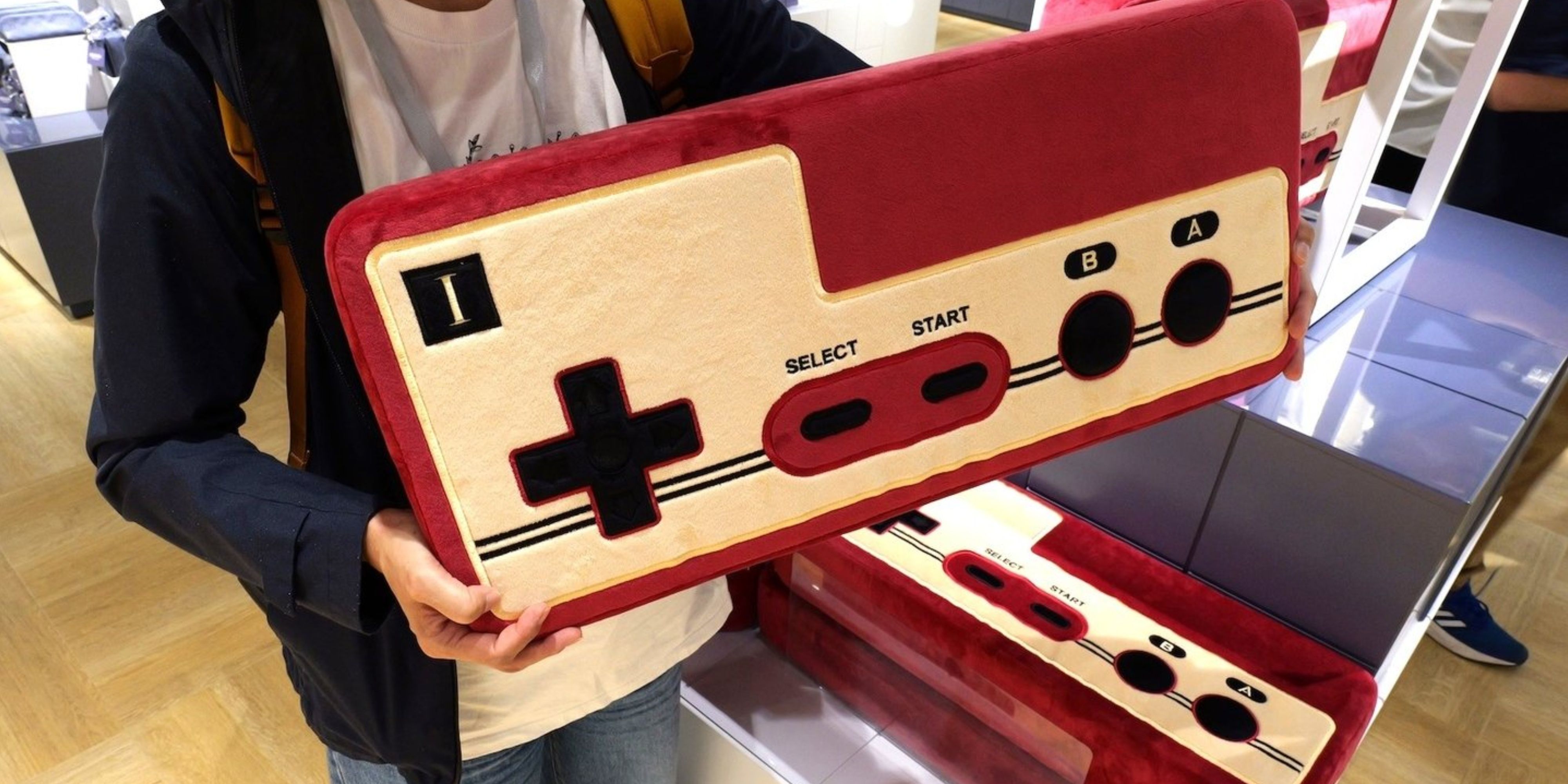 Nintendo's Museum Gift Shop Has Giant Wiimote And N64 Cushions Nintendo's Museum Gift Shop Has Giant Wiimote And N64 Cushions