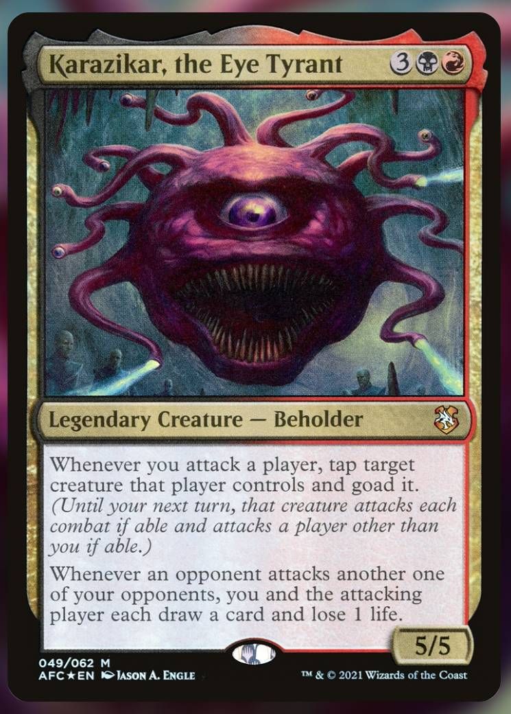 Image of Karazikar, the Eye Tyrant card.