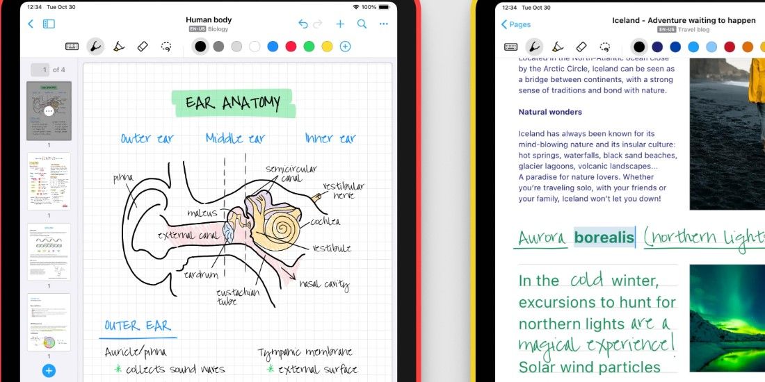 Лучшие приложения для заметок на iPad