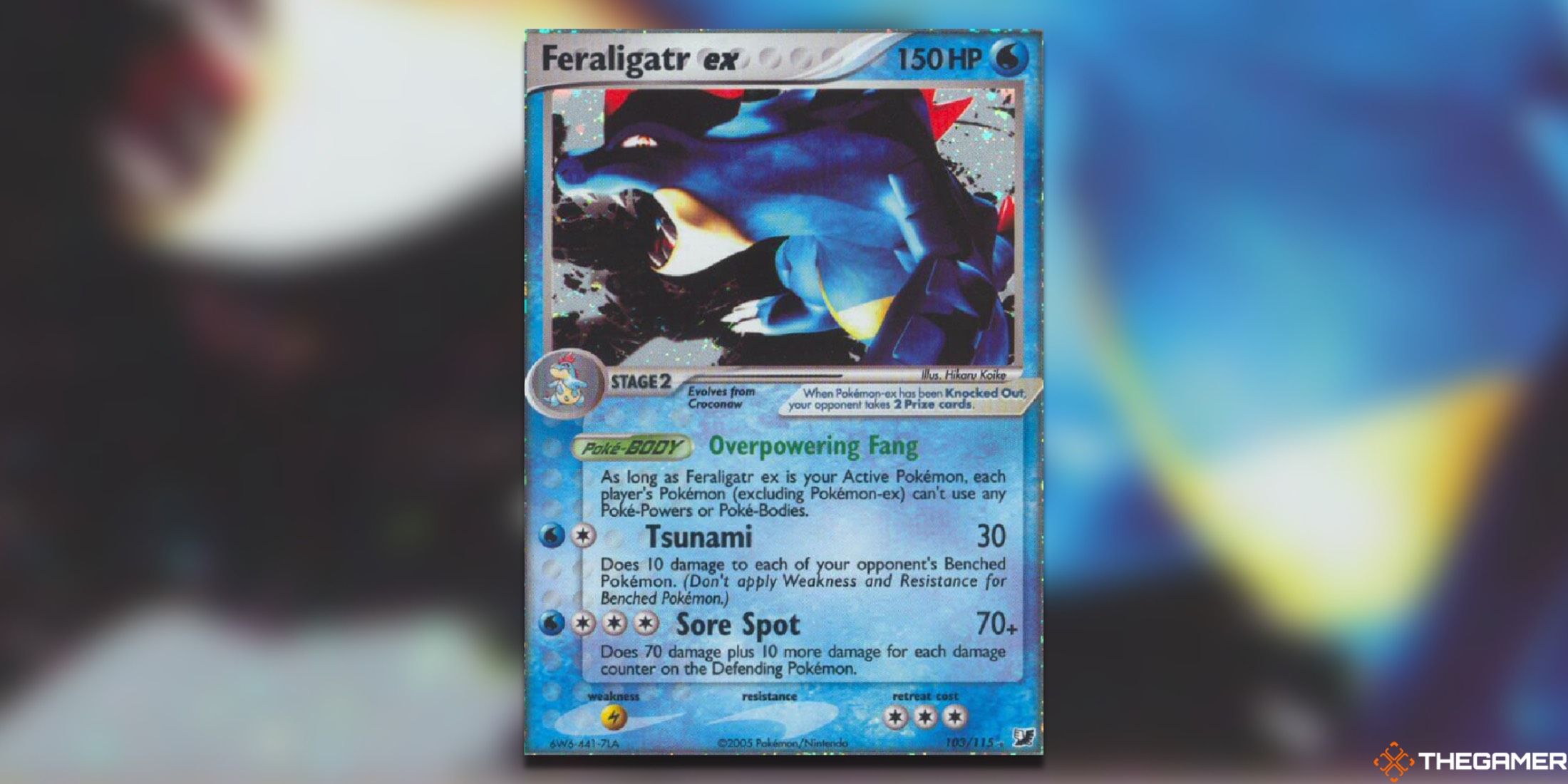 Самые дорогие карты TCG с покемонами Feraligatr