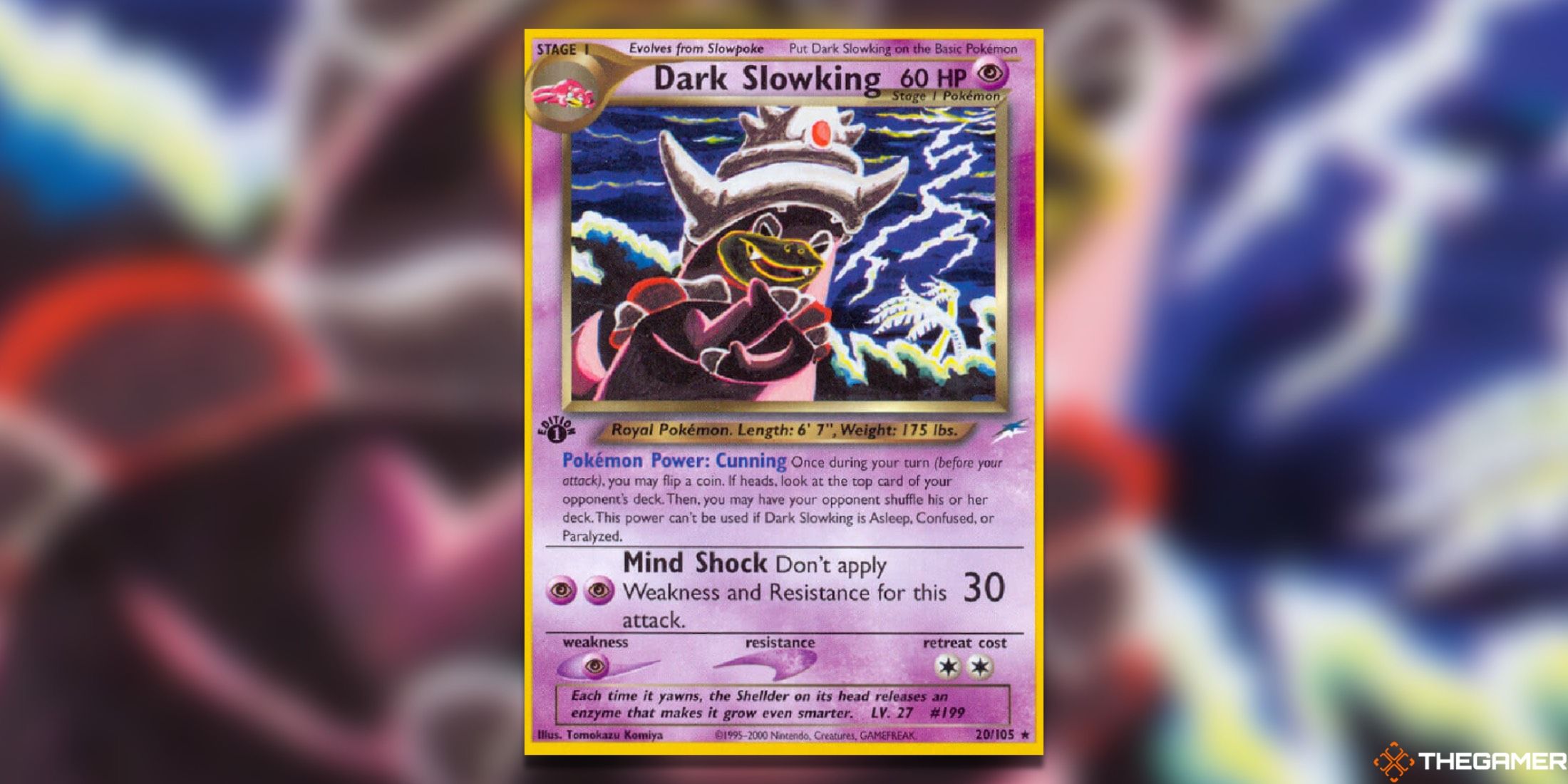 The Dark Slowking from Neo Destiny in the Pokémon Trading Card Game.