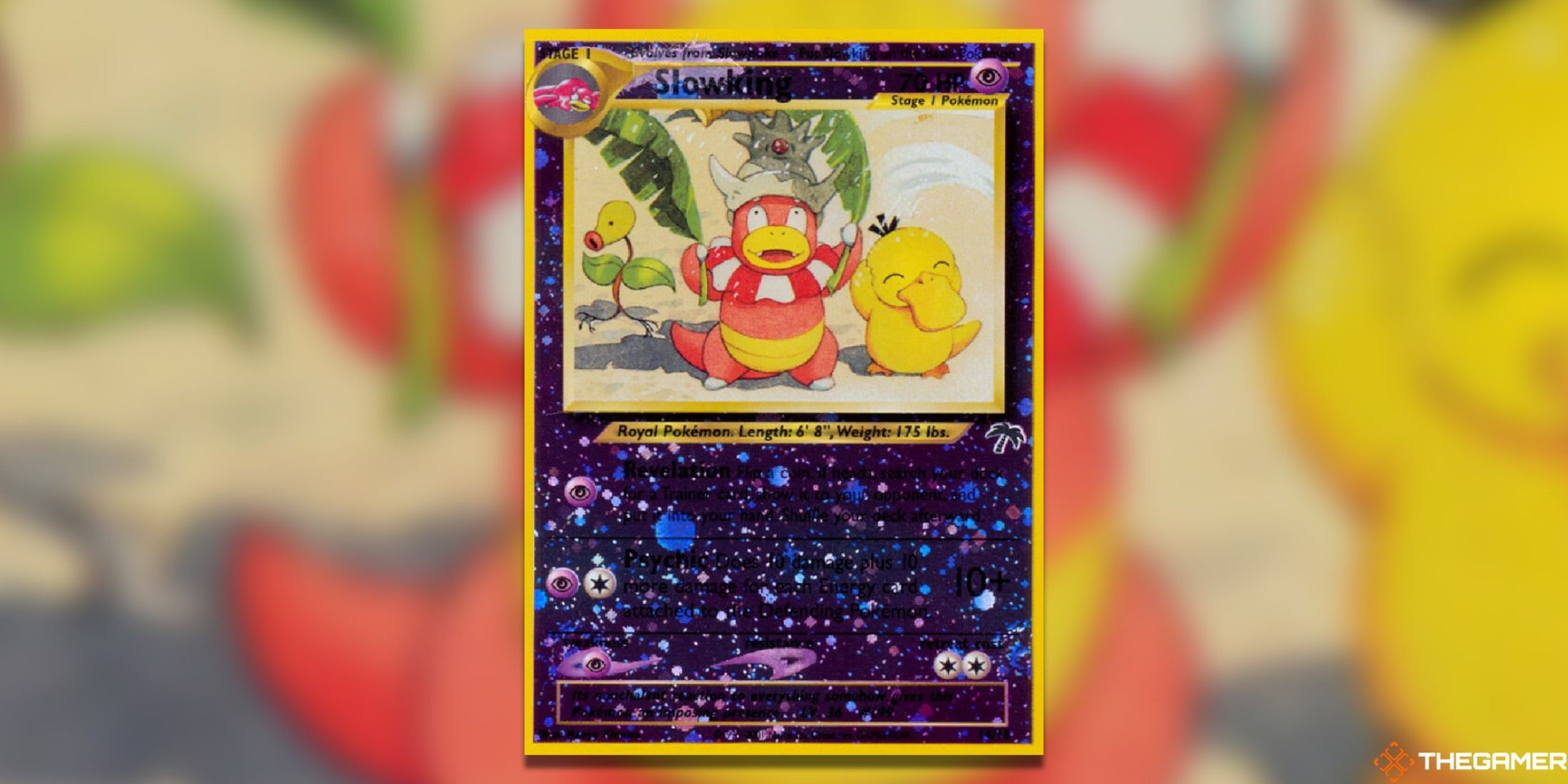 The Slowking Southern Islands promo from the Pokémon Trading Card Game.