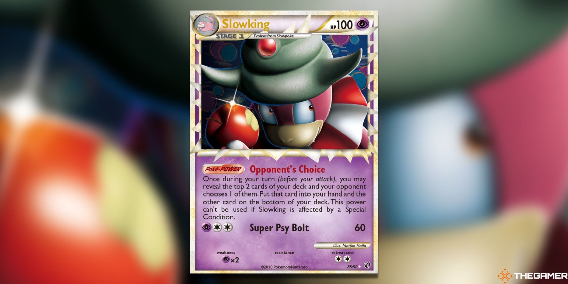 The Slowking Prime from Undaunted in the Pokémon Trading Card Game.