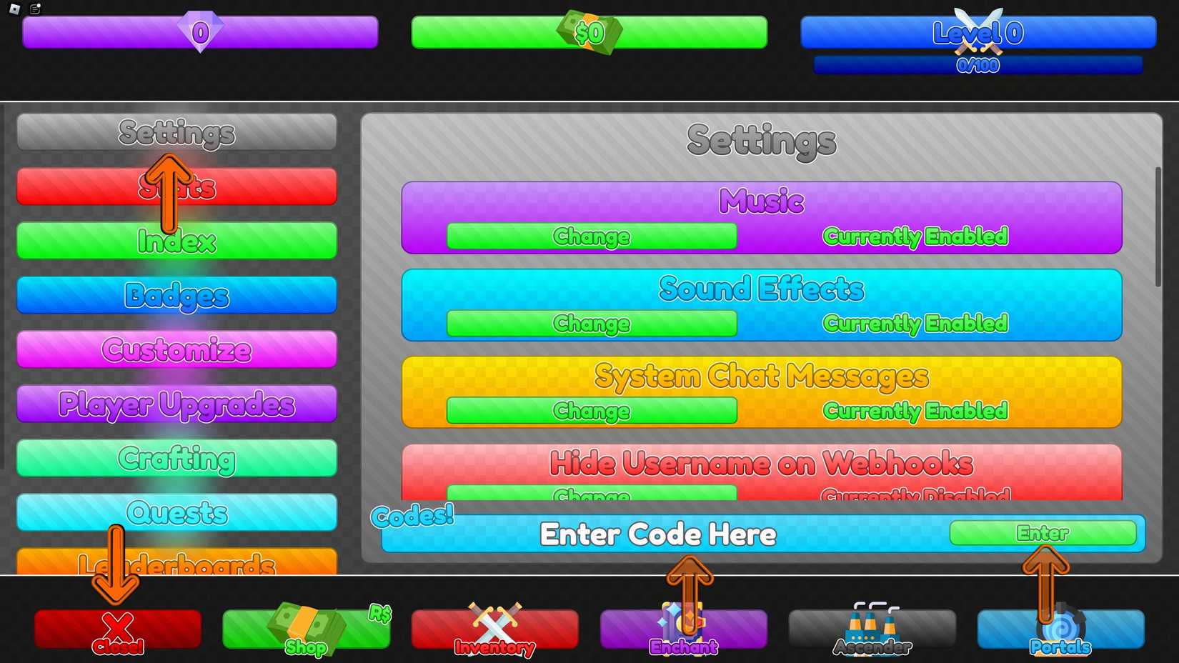 Sword Factory GUI Codes - Roblox