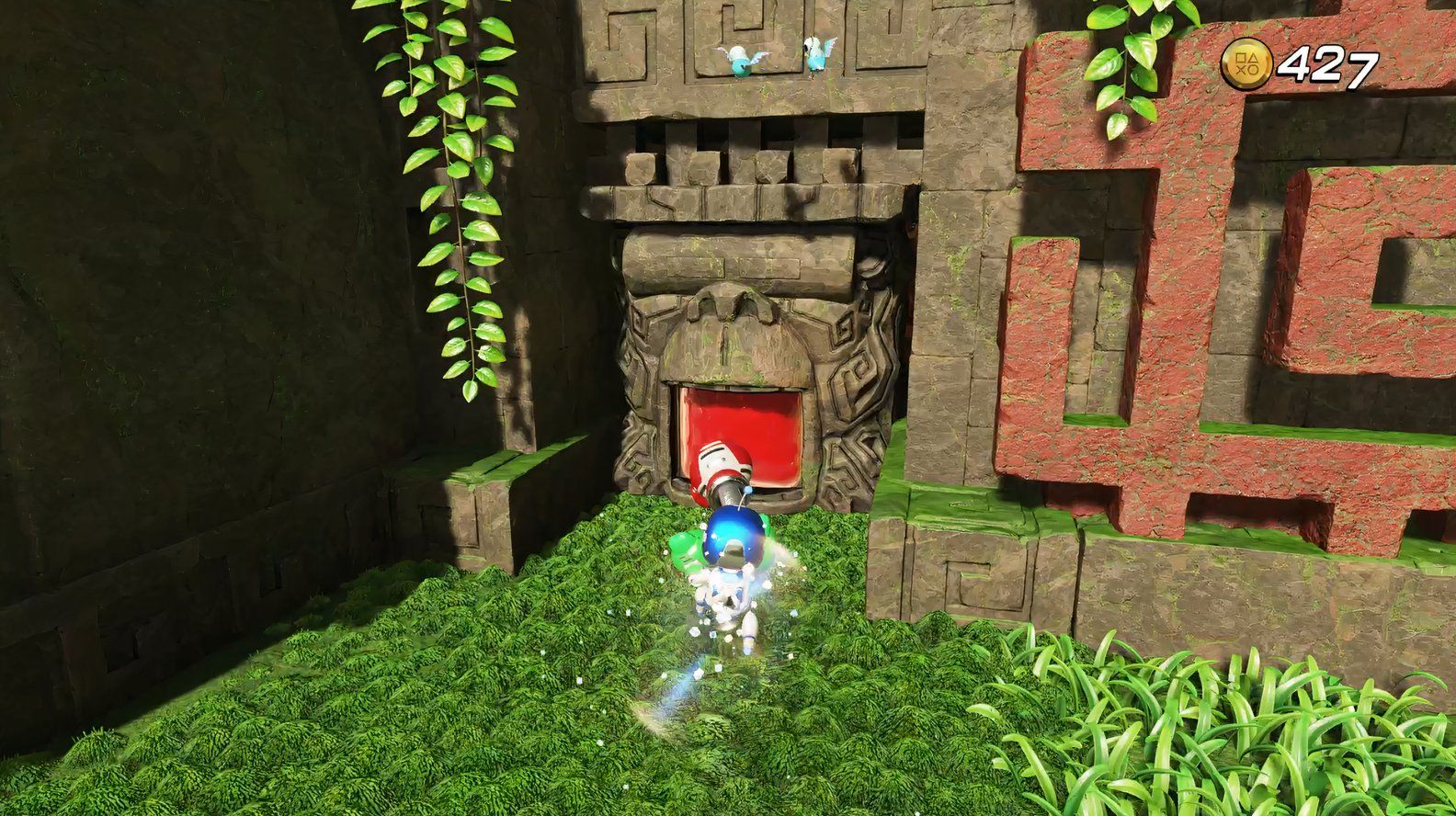 Astro Bot Az-Tech Trail sticky red square hiding a bot