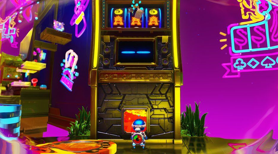 Astro Bot Slo Mo Casino bot stuck in slot machine