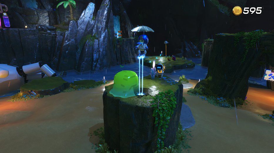 Astro Bot Free Big Brother bot on stone column